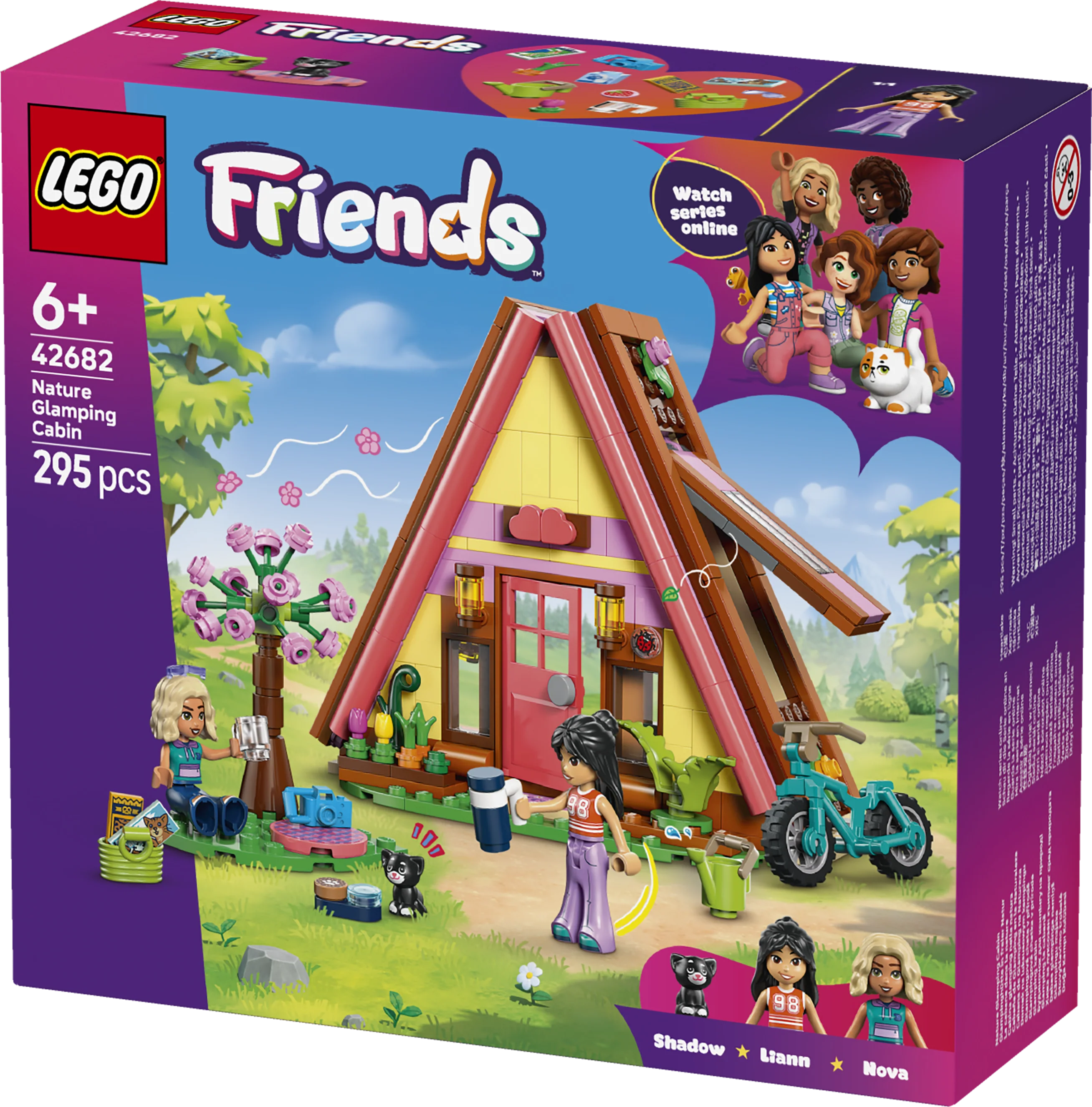 LEGO 42682 Friends Nature Glamping Cabin Building Toy - Image 2
