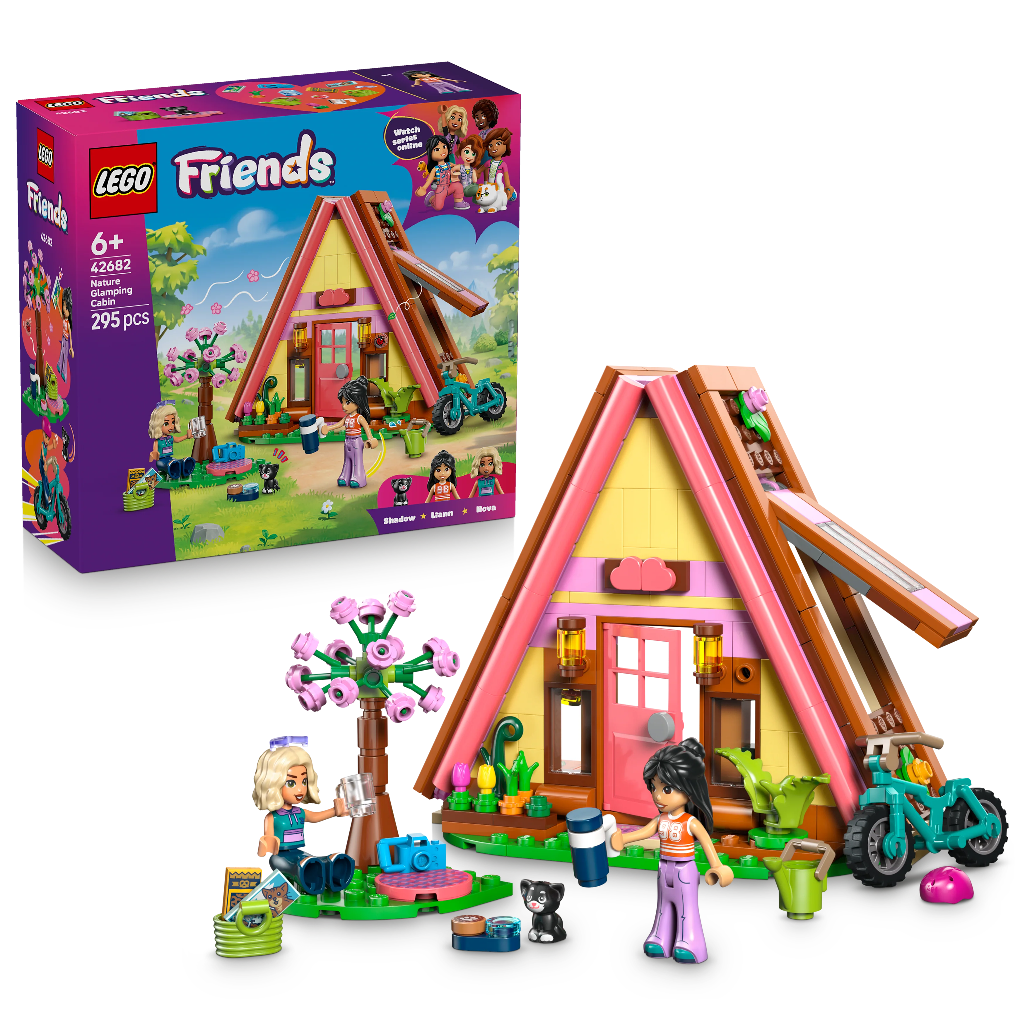 LEGO 42682 Friends Nature Glamping Cabin Building Toy - Image 4