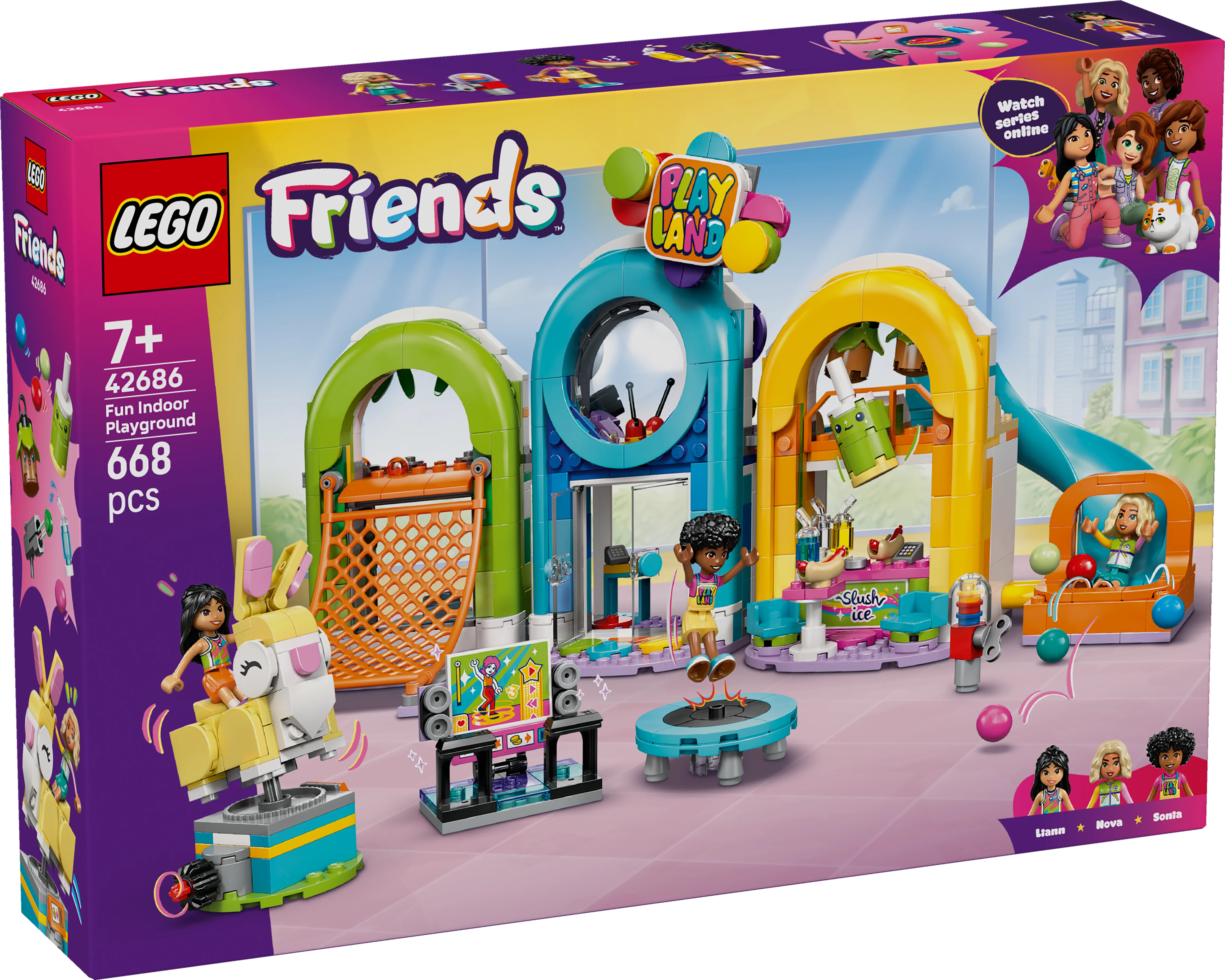 LEGO 42686 Friends Fun Indoor Playground - Image 4