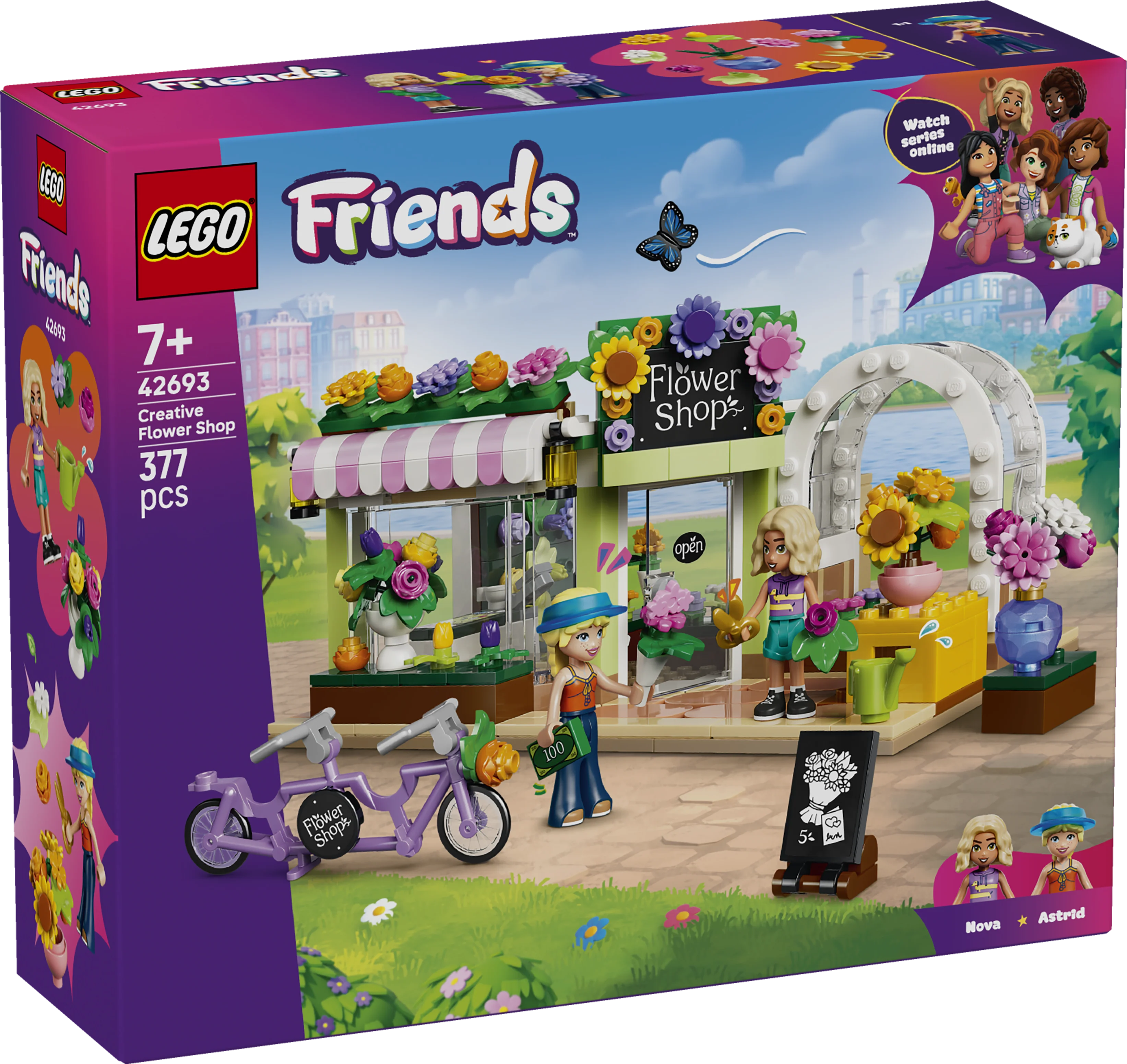 LEGO 42693 Friends Creative Flower Shop Building Toy