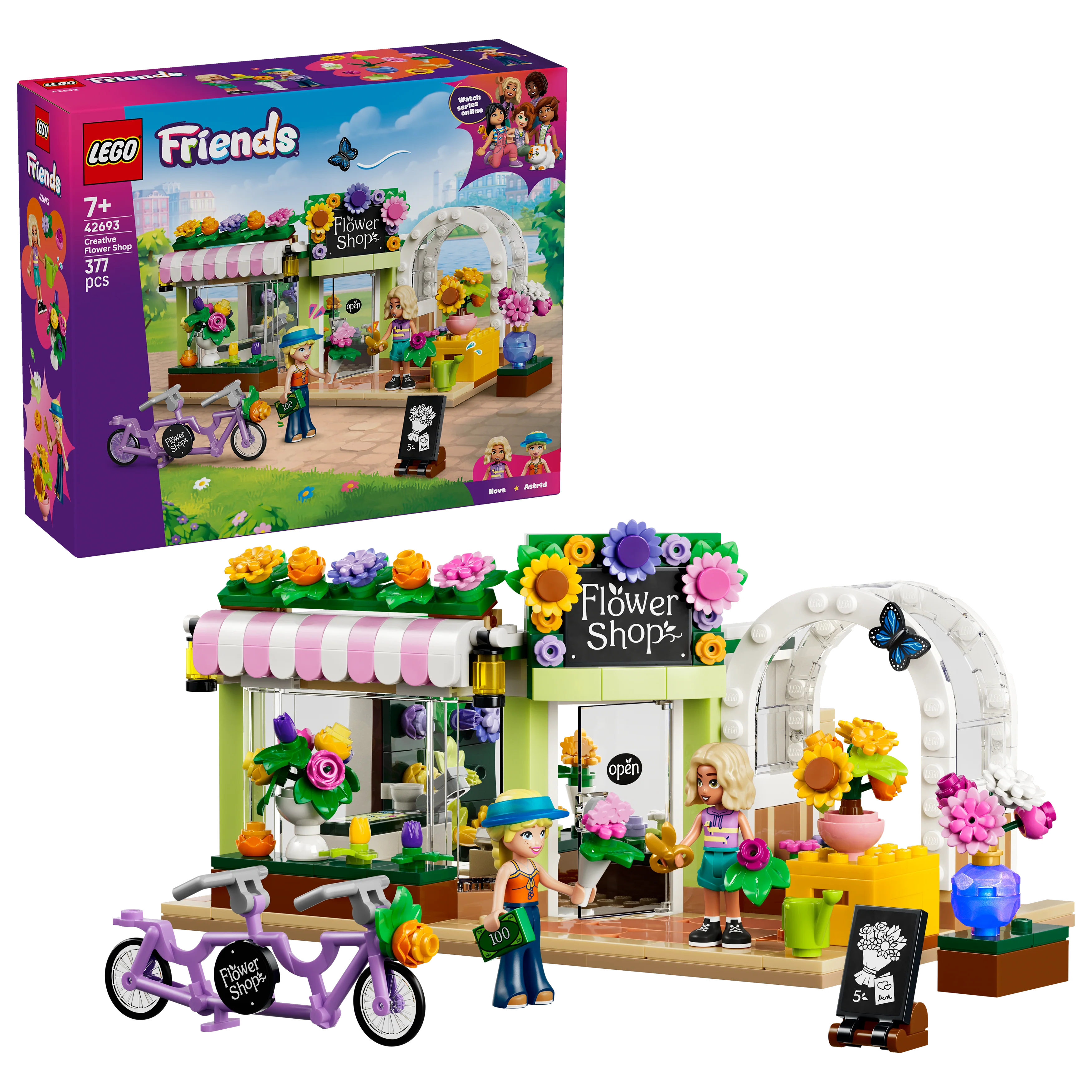 LEGO 42693 Friends Creative Flower Shop Building Toy - Image 4