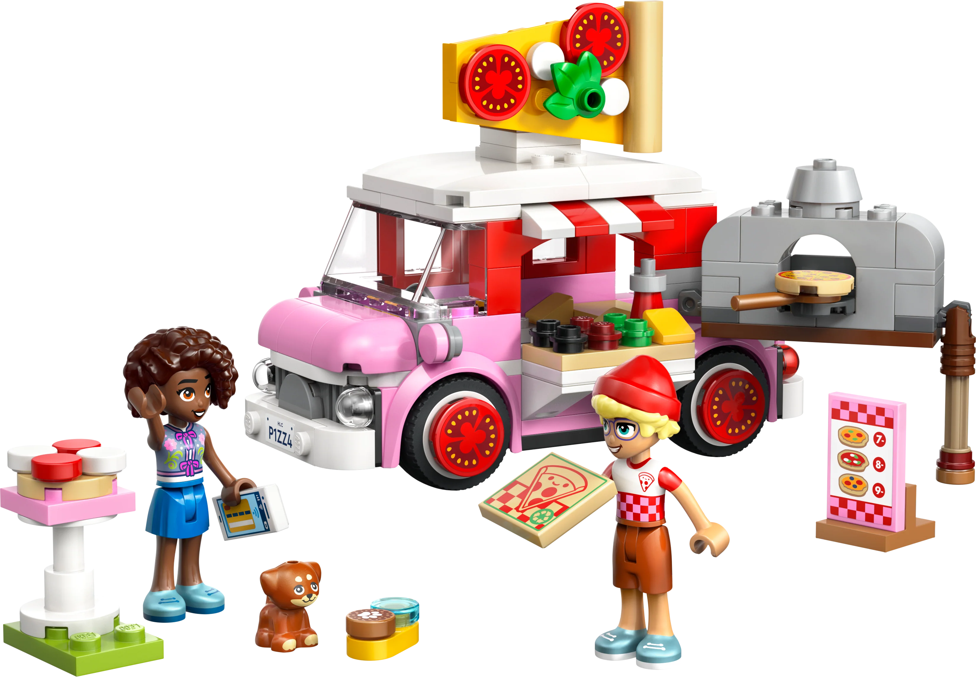 LEGO 42694 Friends Pizza Truck Building Toy Playset - Image 5
