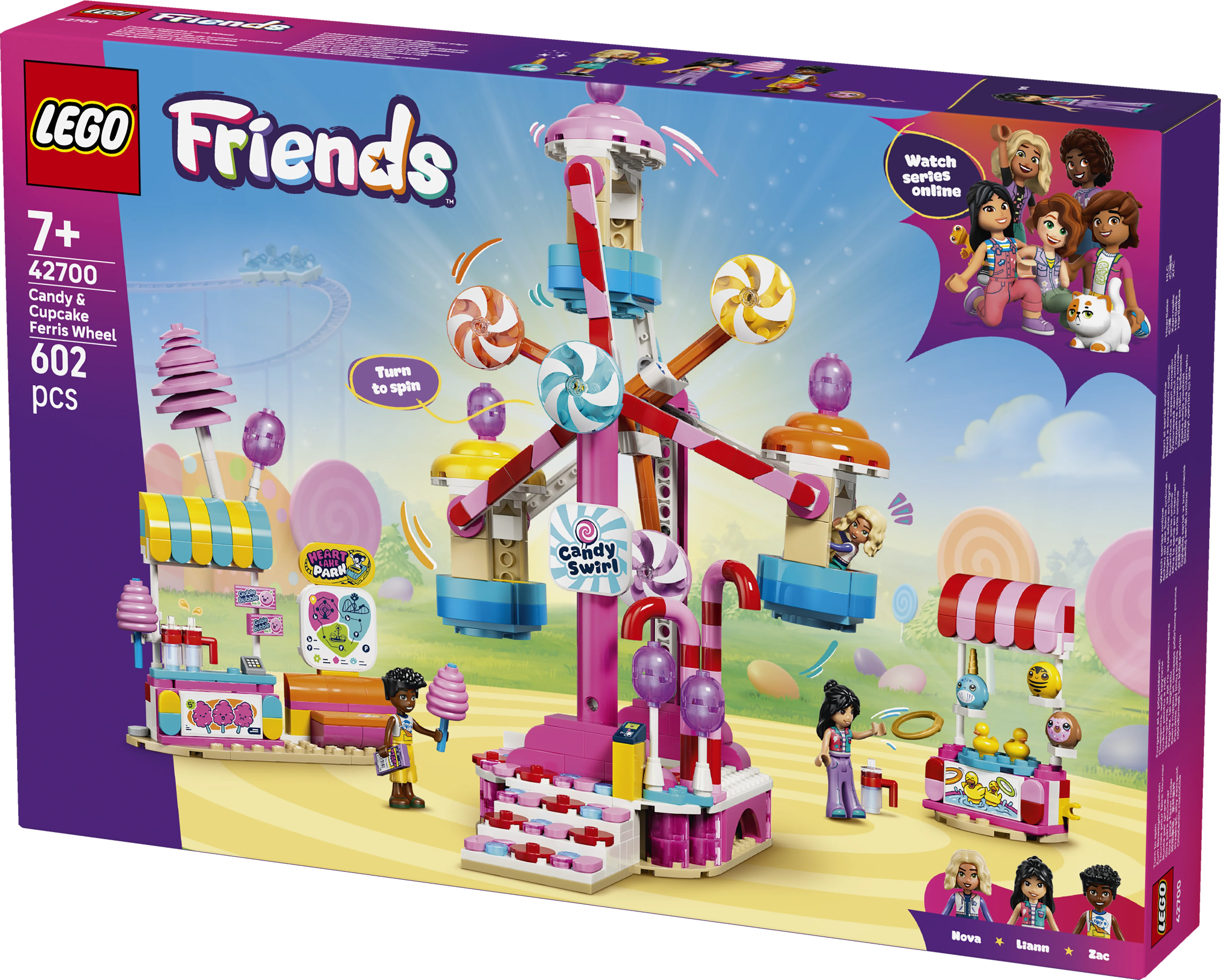 LEGO 42700 Friends Candy & Cupcake Ferris Wheel - Image 5