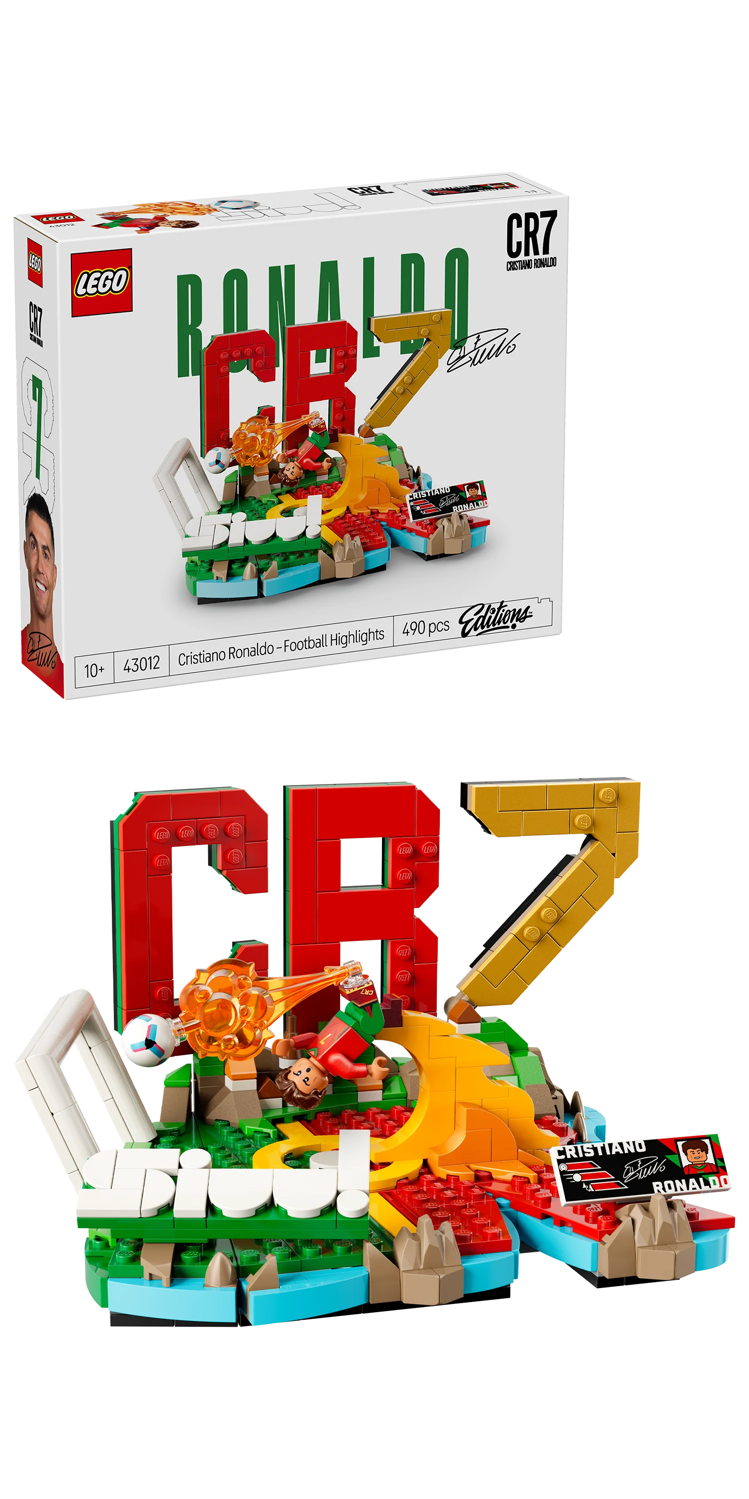 LEGO 43012 Editions Football Cristiano Ronaldo – Soccer Highlights - Image 4
