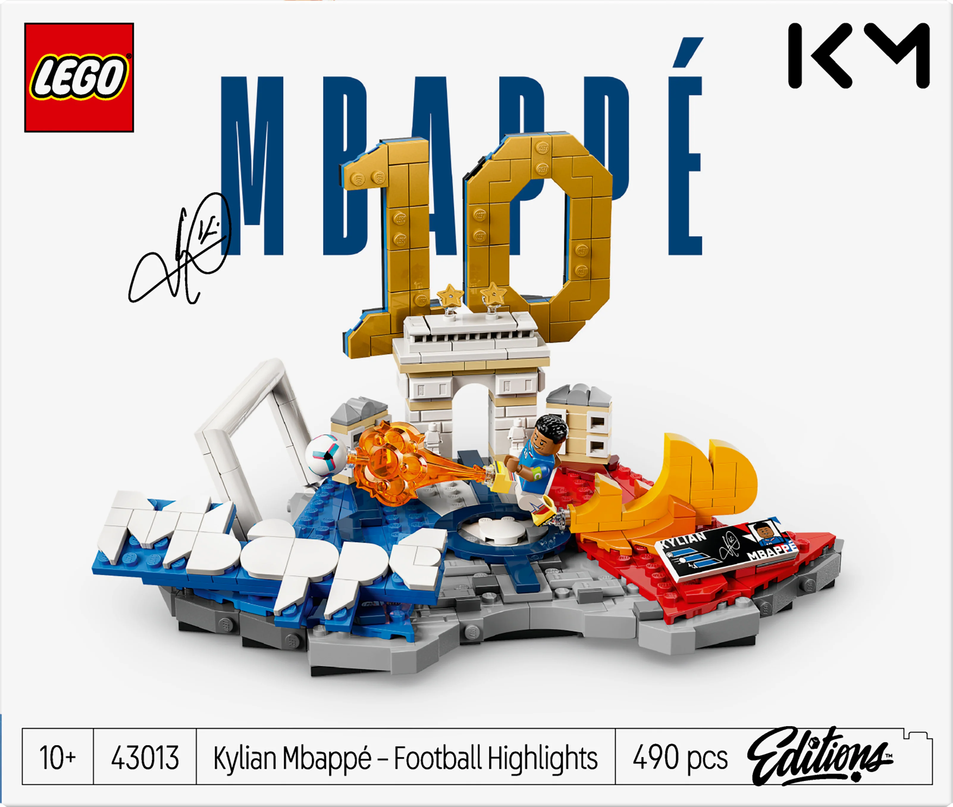 LEGO 43013 Editions Football Kylian MbappĂ© â Soccer Highlights - Image 3