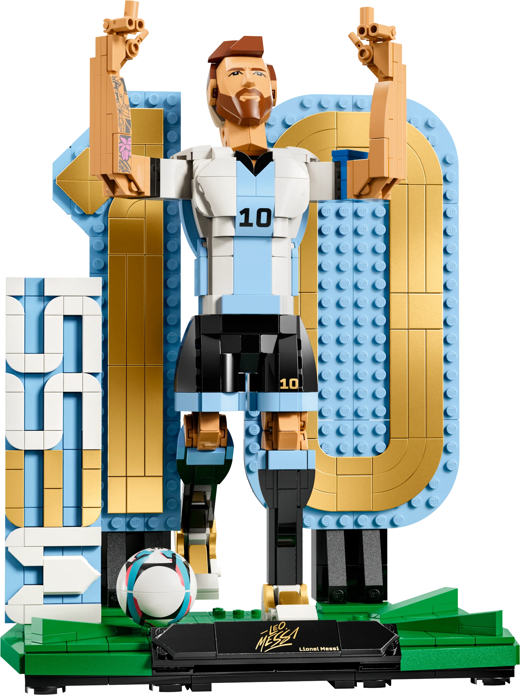 LEGO 43015 Editions Football Lionel Messi โ Soccer Legend - Image 3