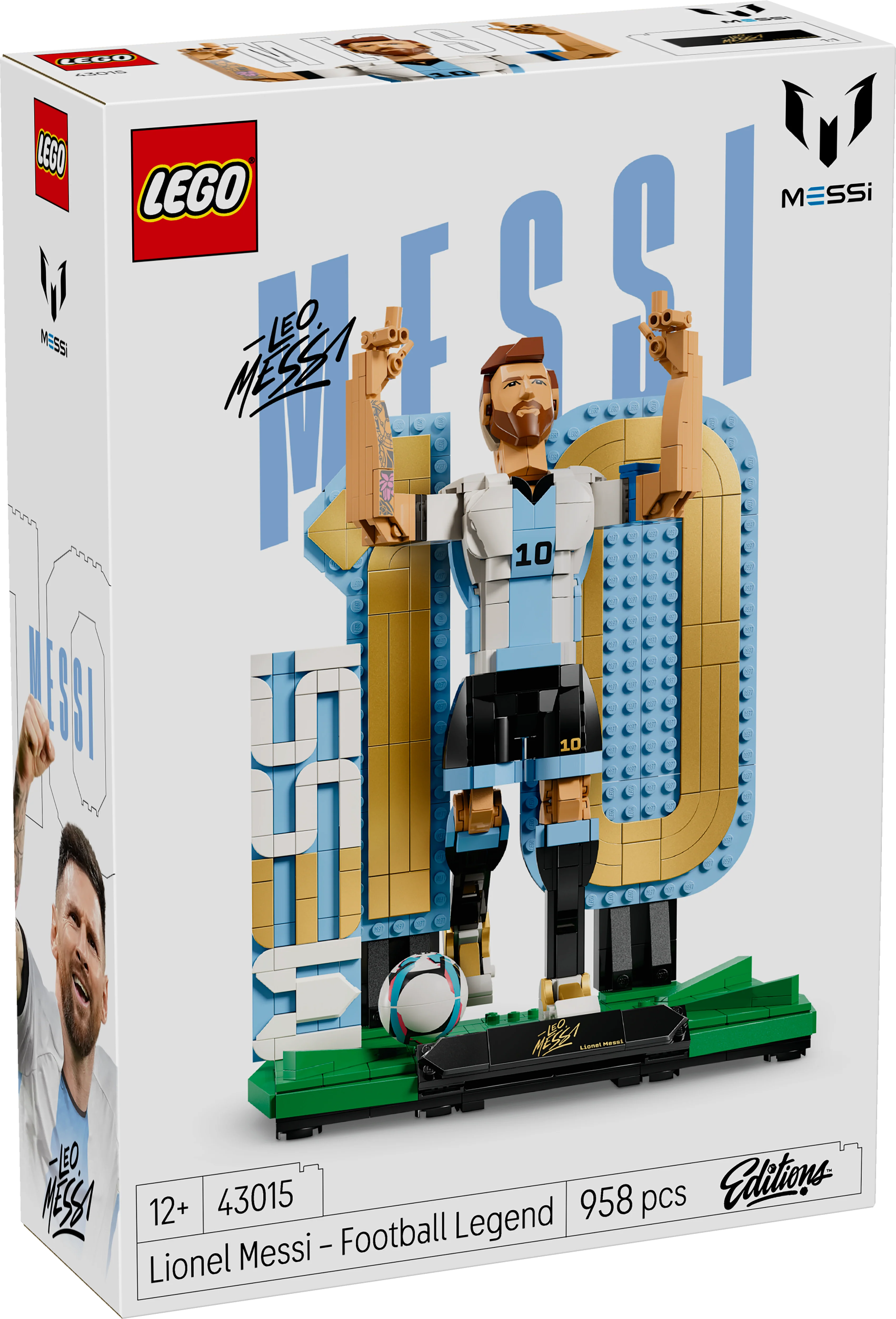 LEGO 43015 Editions Football Lionel Messi โ Soccer Legend - Image 4