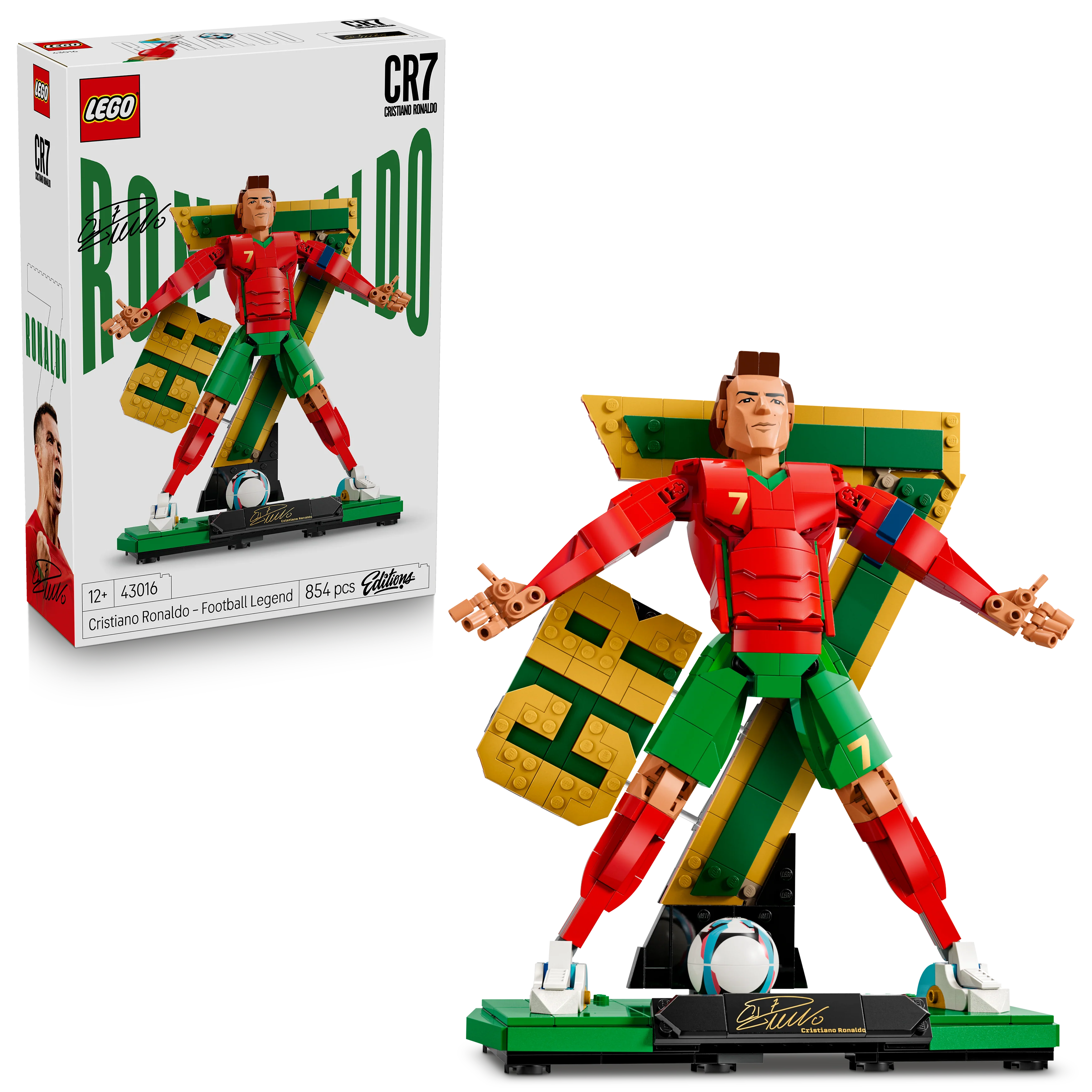 LEGO 43016 Editions Football Cristiano Ronaldo โ Soccer Legend - Image 3