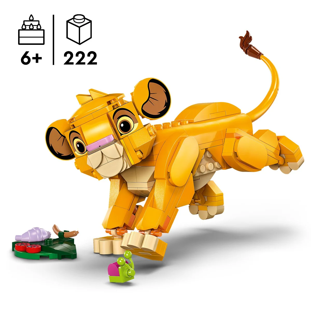 LEGO 43243 Disney Simba the Lion King Cub Building Toy for Kids - Image 3