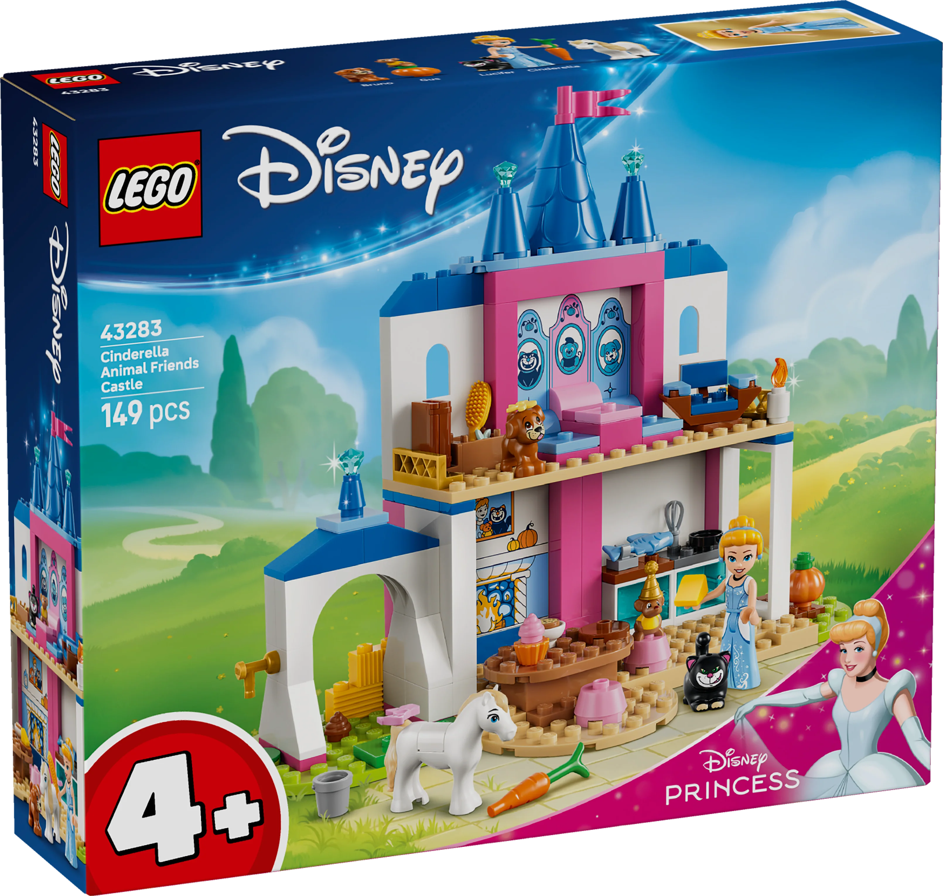 LEGO 43283Disney Princess Cinderella Animal Friends Castle - Image 2