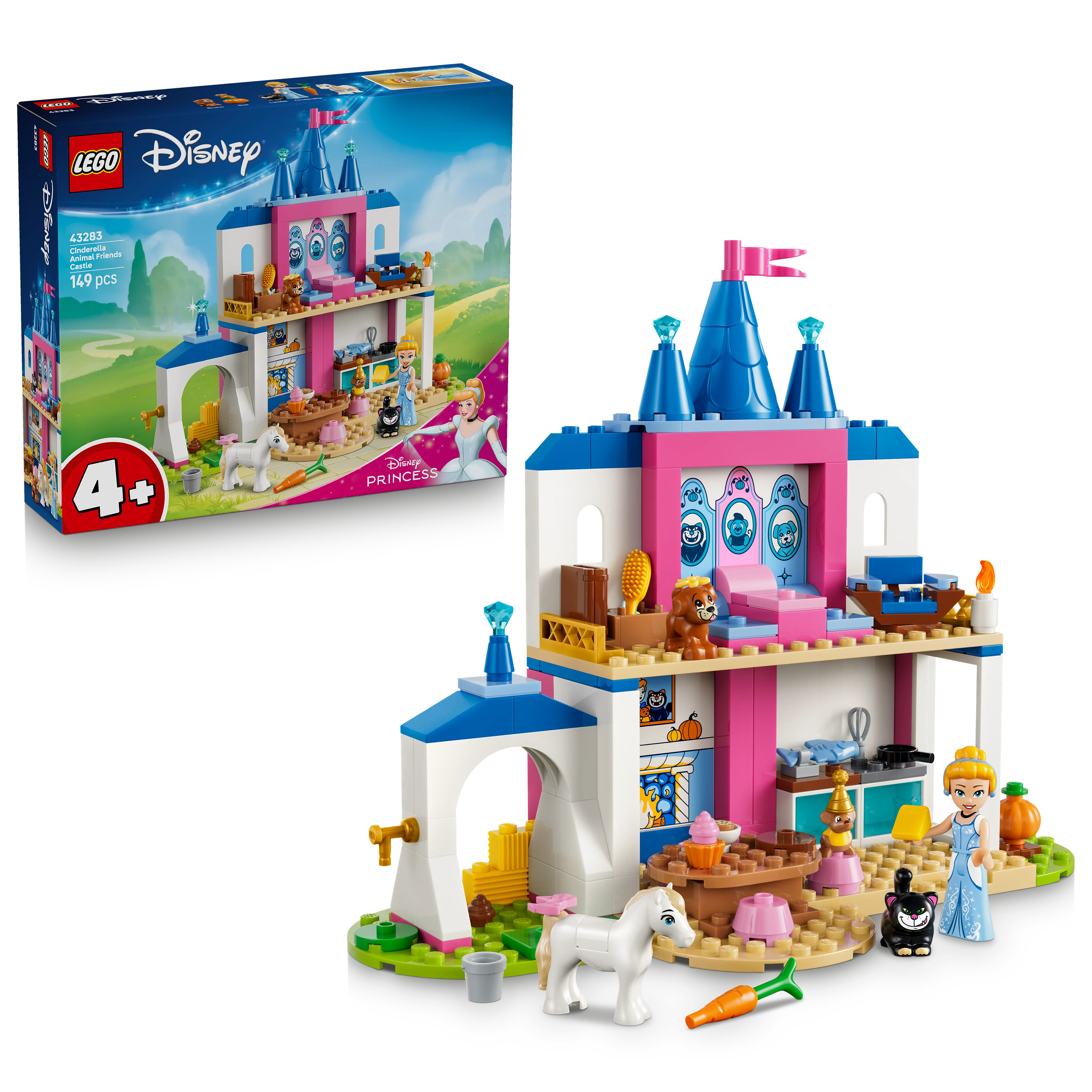LEGO 43283Disney Princess Cinderella Animal Friends Castle - Image 4