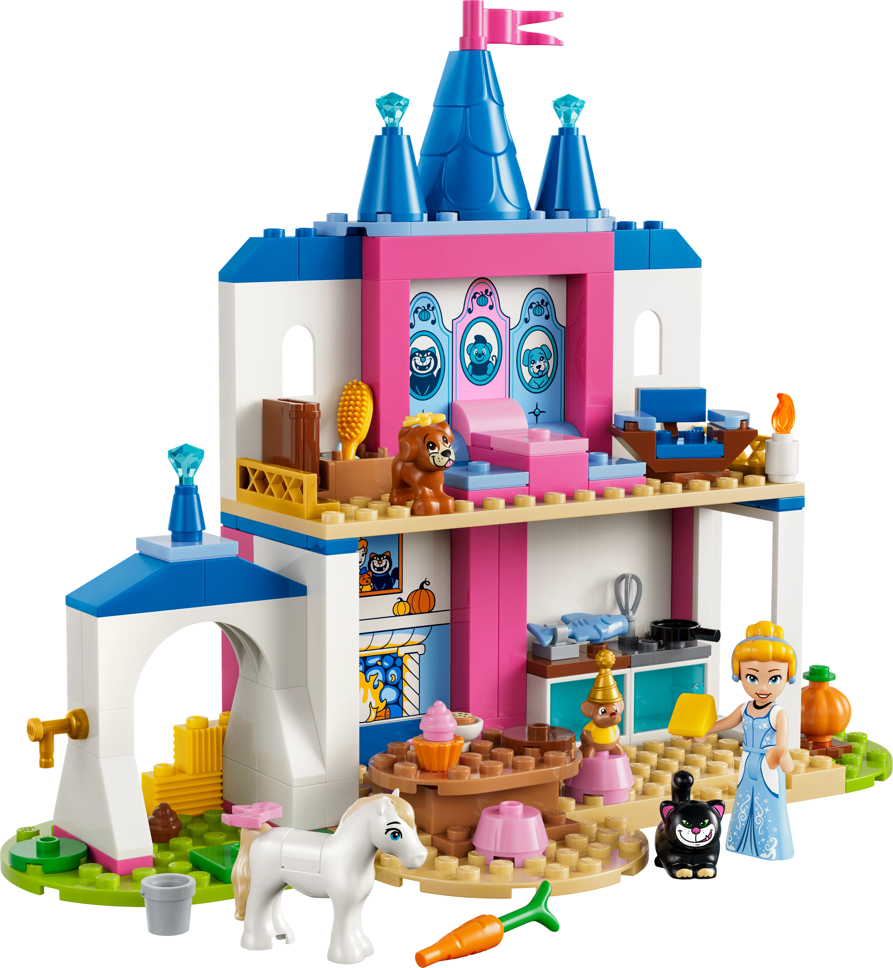 LEGO 43283Disney Princess Cinderella Animal Friends Castle - Image 5