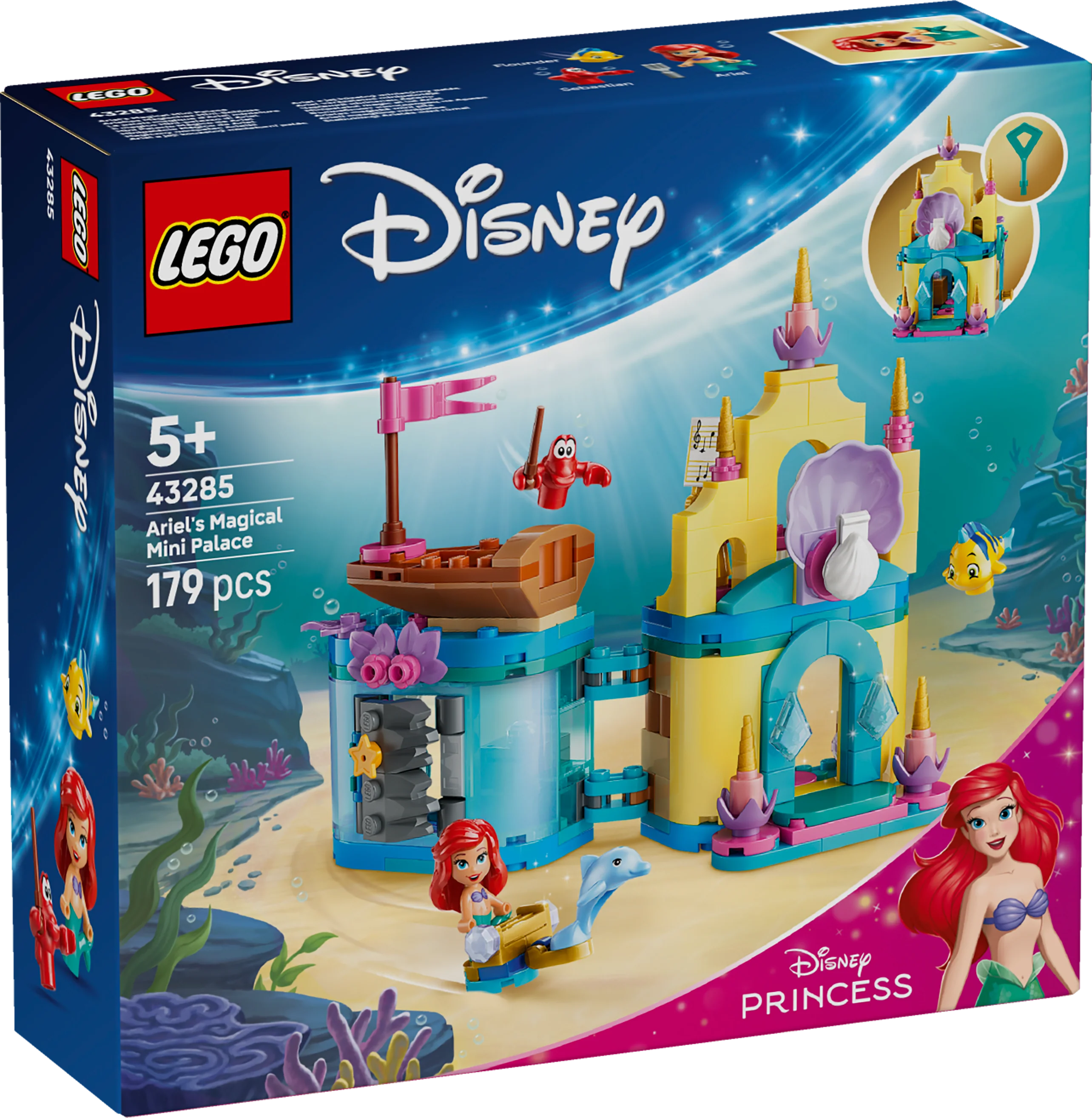 LEGO 43285 Disney Princess Ariel's Magical Mini Palace - Image 4