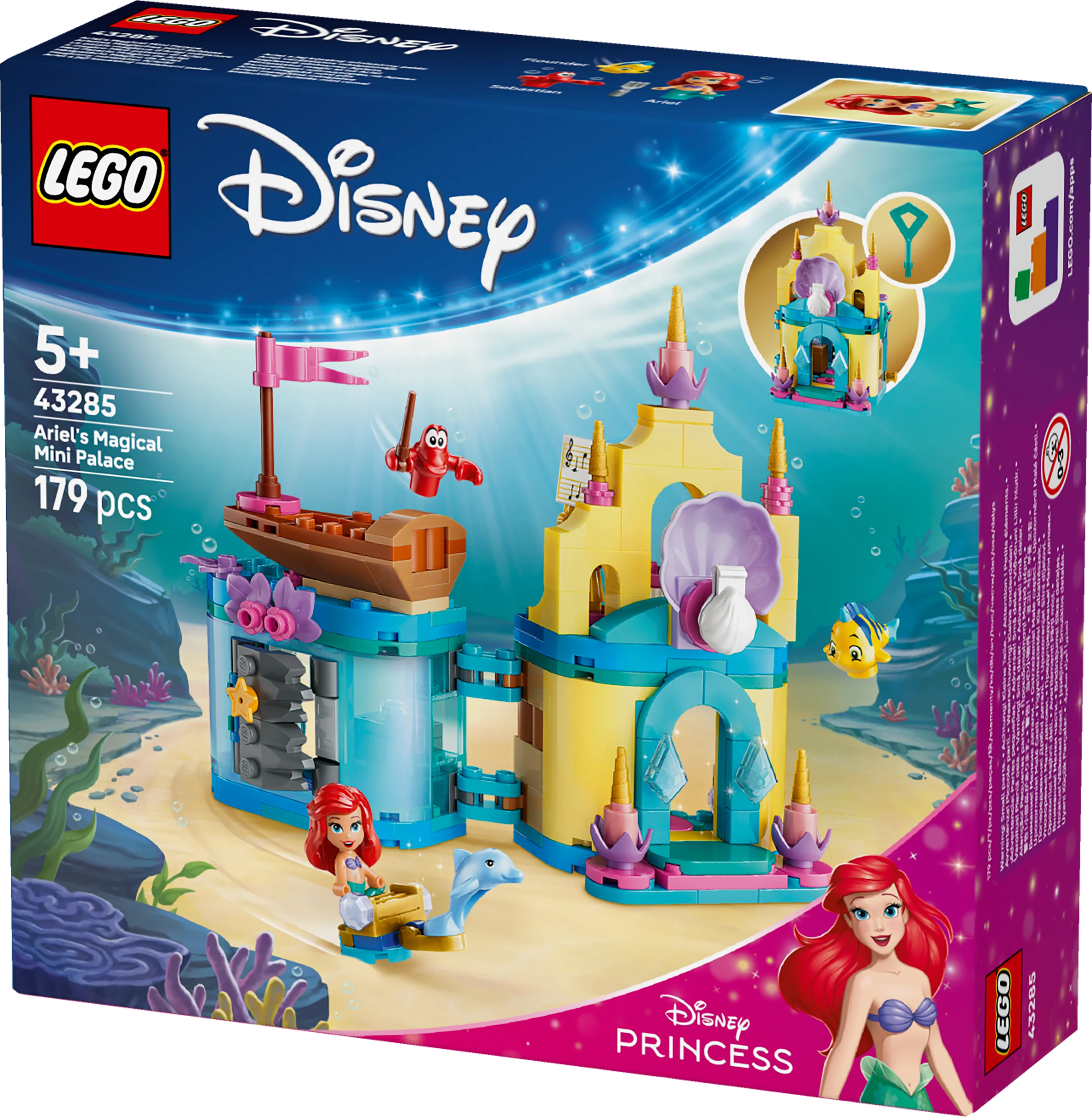 LEGO 43285 Disney Princess Ariel's Magical Mini Palace - Image 5