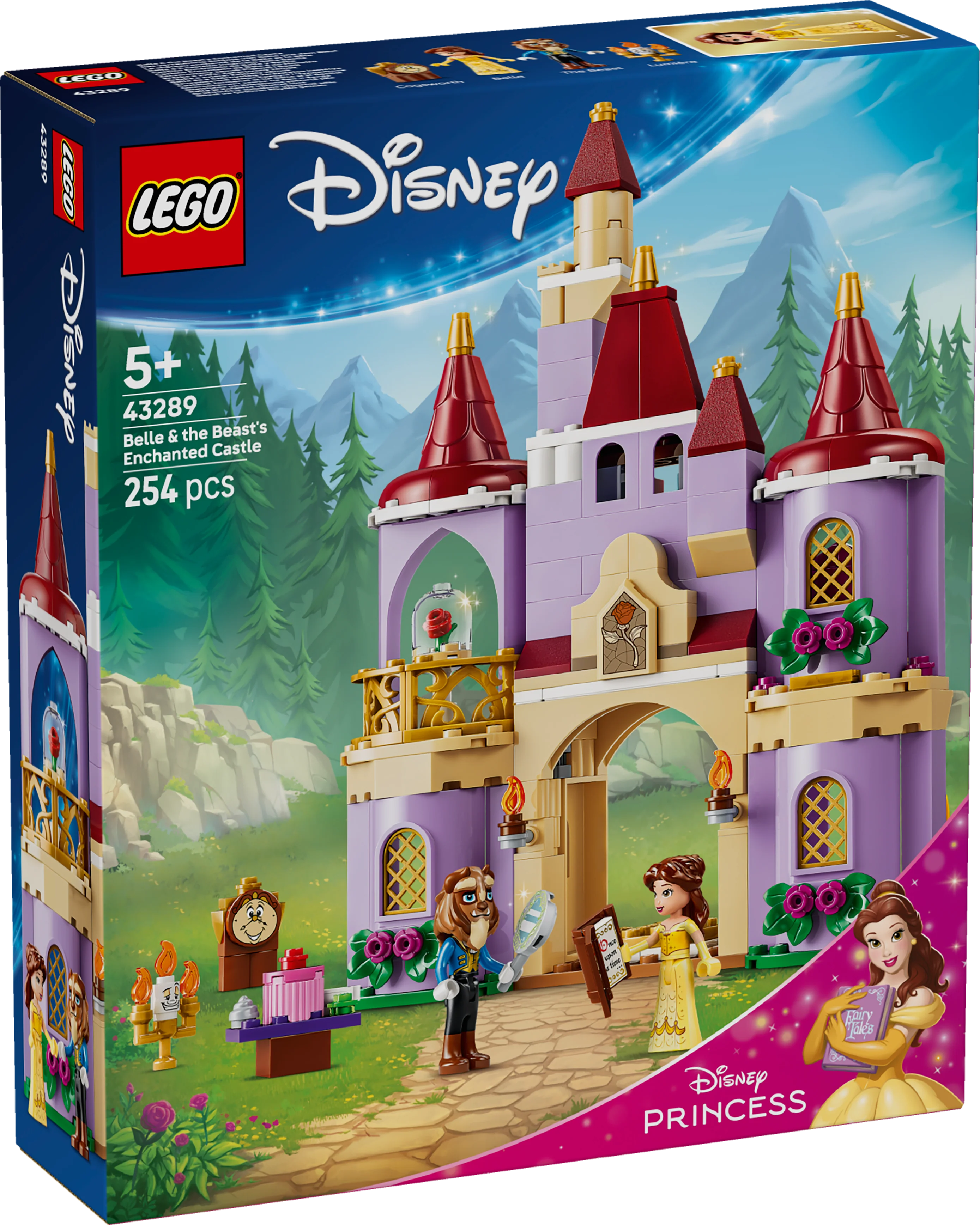 LEGO 43289 Disney Princess Belle & the Beast’s Enchanted Castle