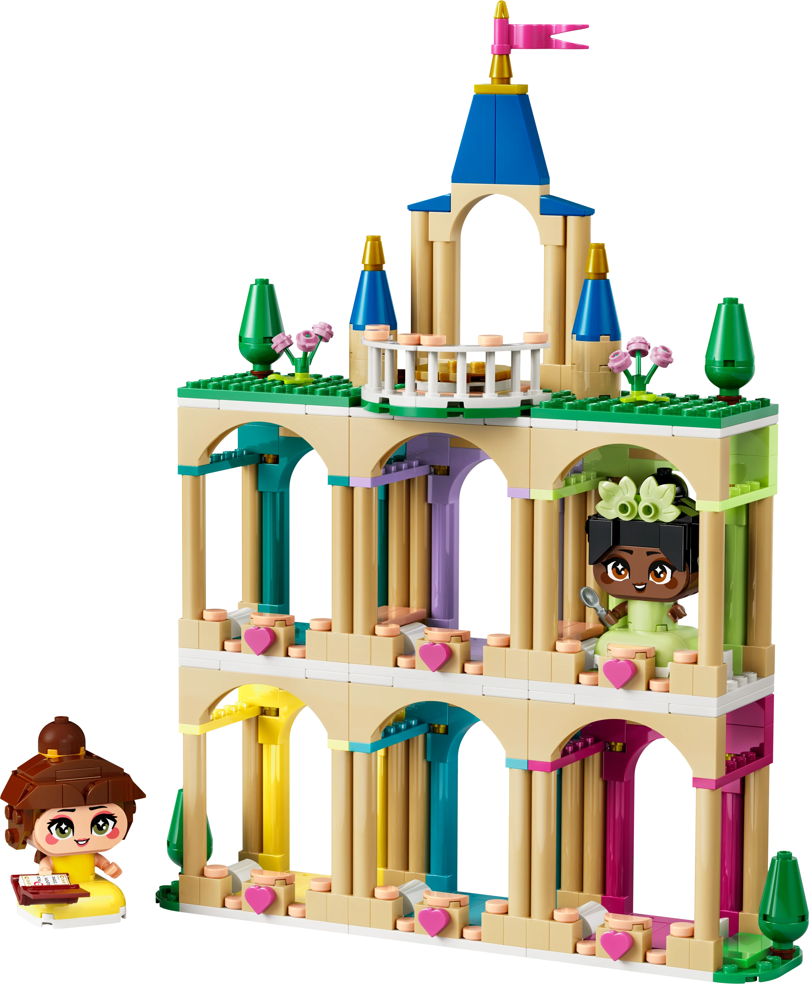 LEGO 43291 Disney Mini Belle & Tiana with Castle - Image 4