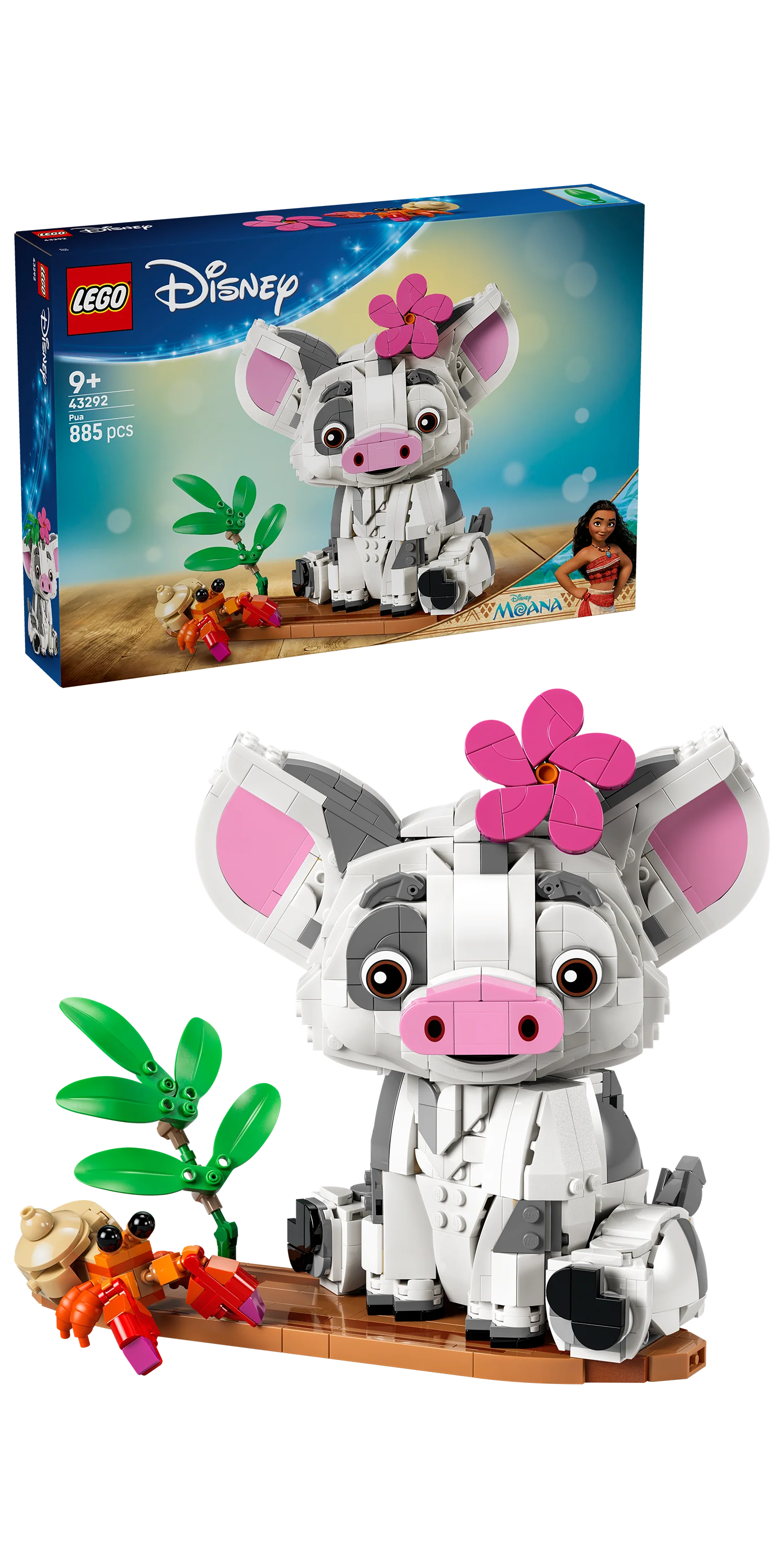 LEGO 43292 Disney Moana Pua Building Toy Pig Decoration - Image 4