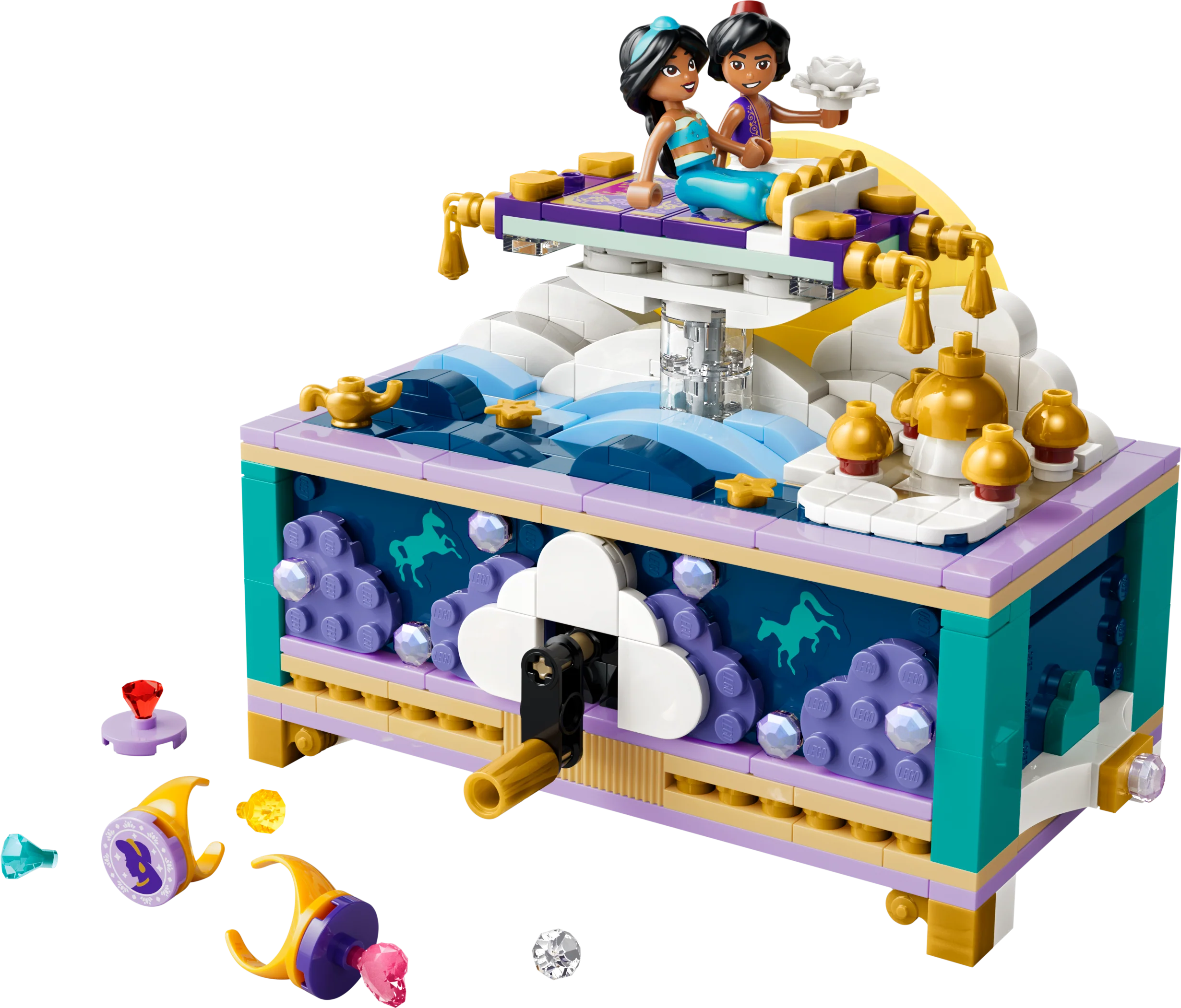 LEGO 43295 Disney Princess Jasmine’s Jewelry Box Building Toy - Image 5