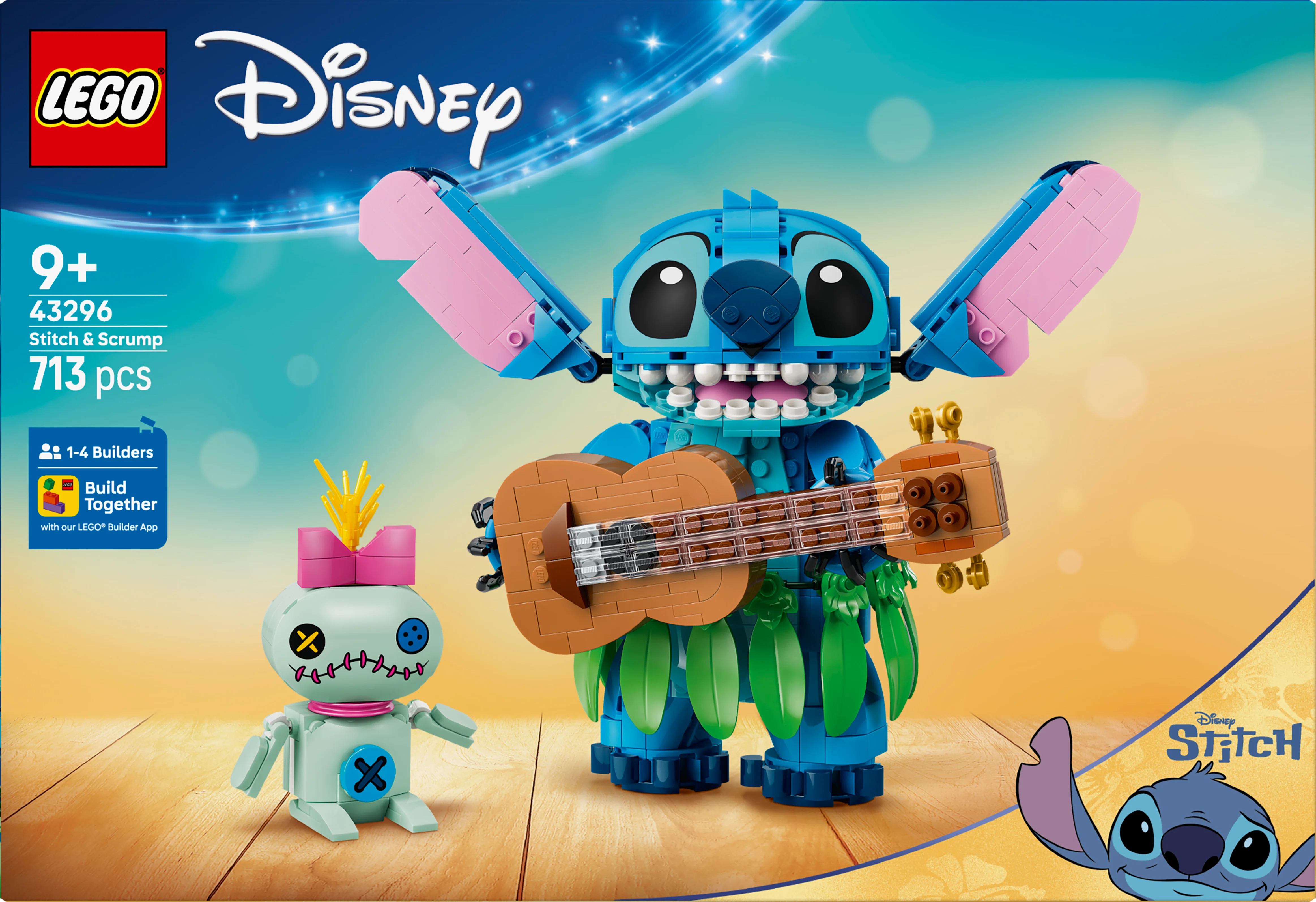 LEGO 43296 Disney Stitch & Scrump Building Set
