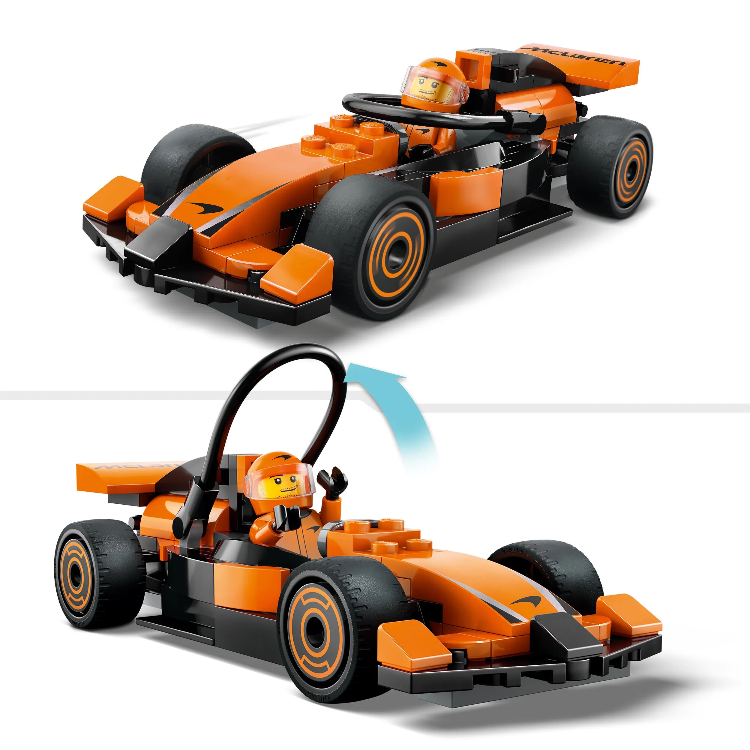 LEGO 60442 City F1 Driver with McLaren Race Car - Image 4