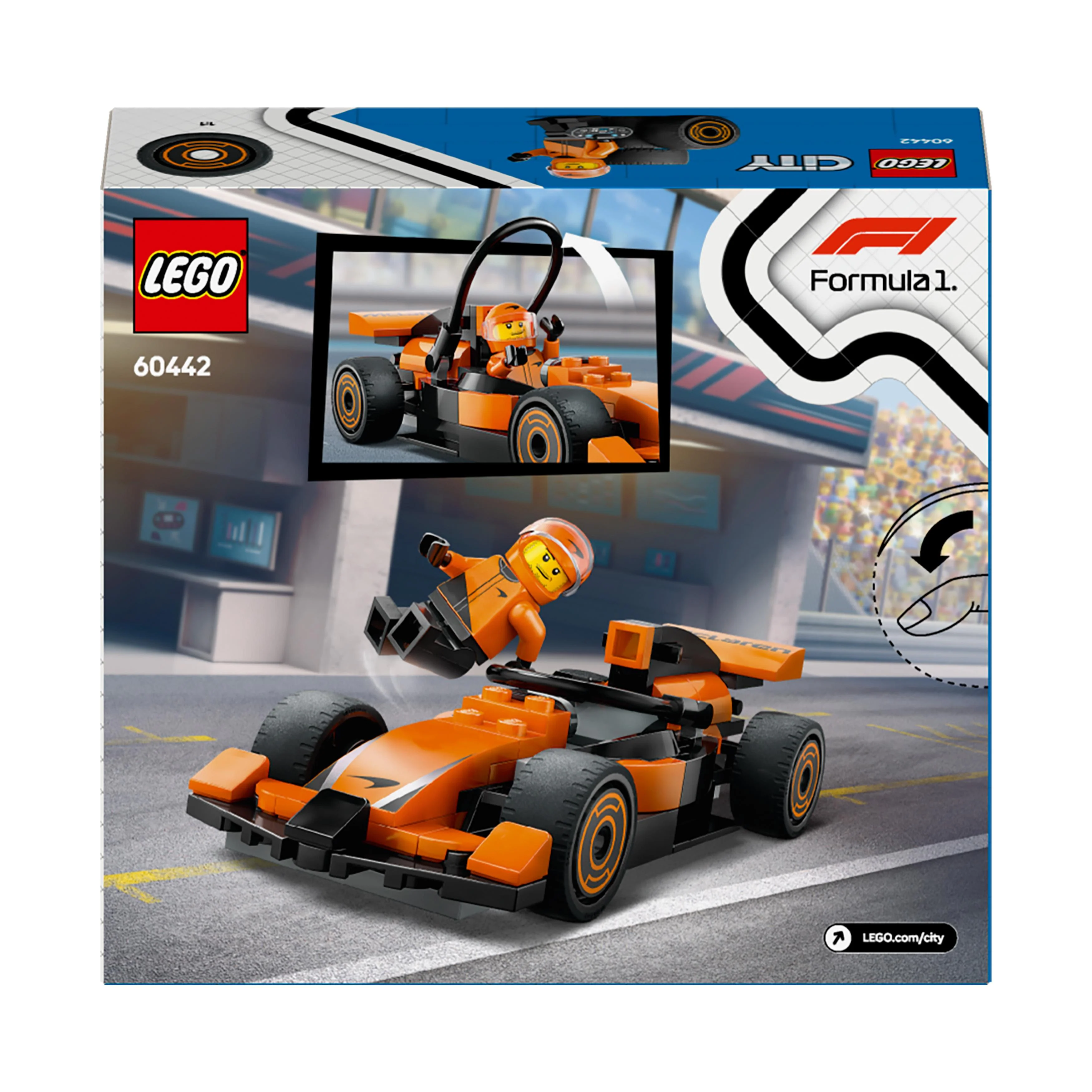 LEGO 60442 City F1 Driver with McLaren Race Car - Image 9