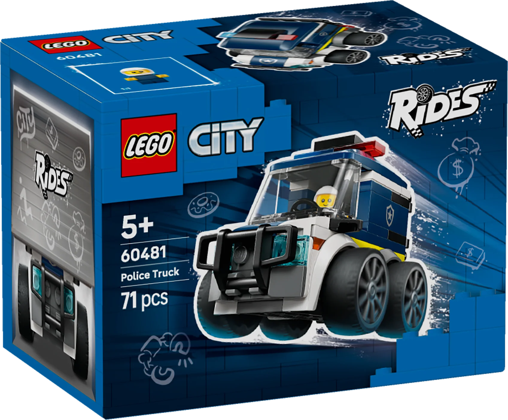 LEGO 60481 City Rides Police Truck - Image 4