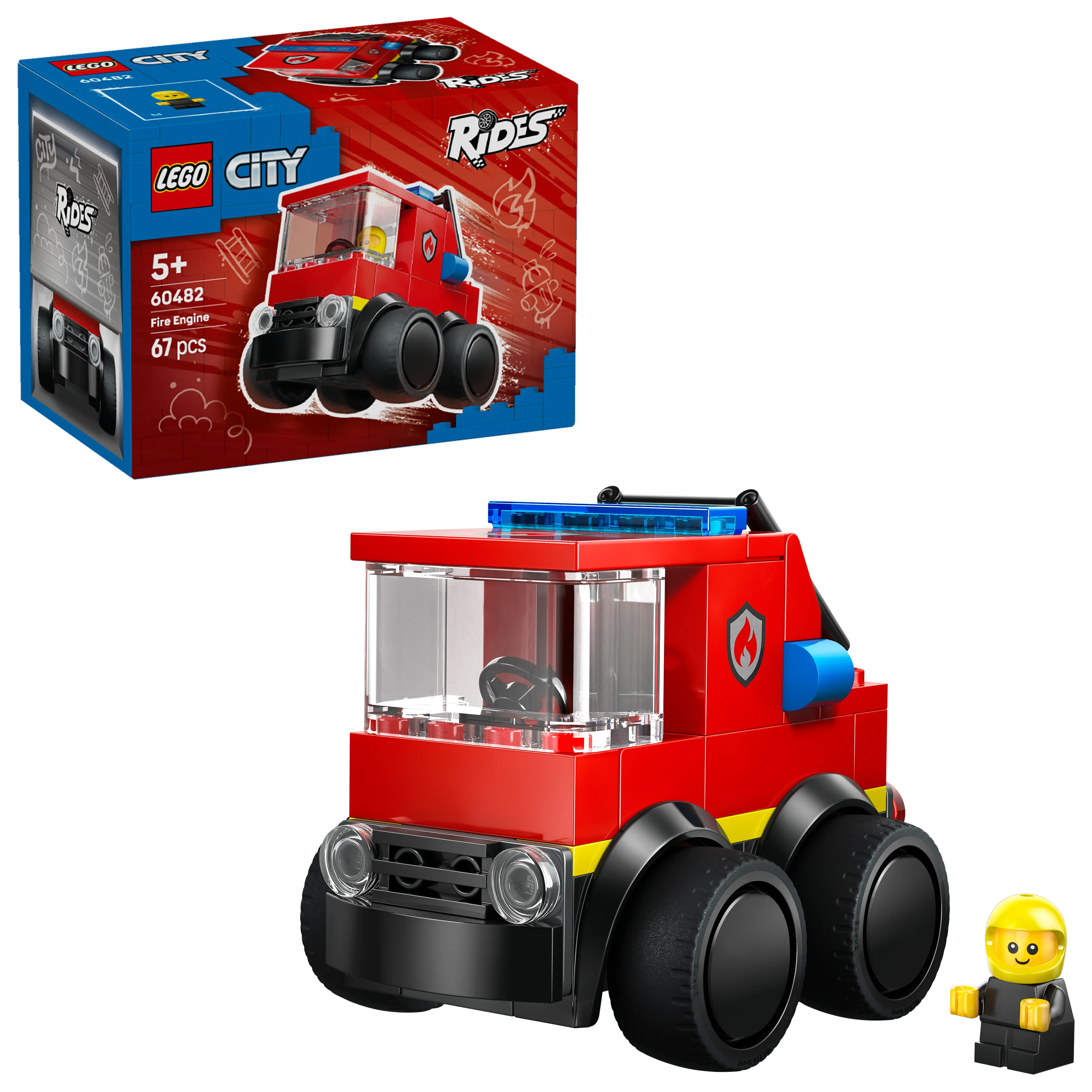 LEGO 60482 City Rides Fire Engine - Image 2