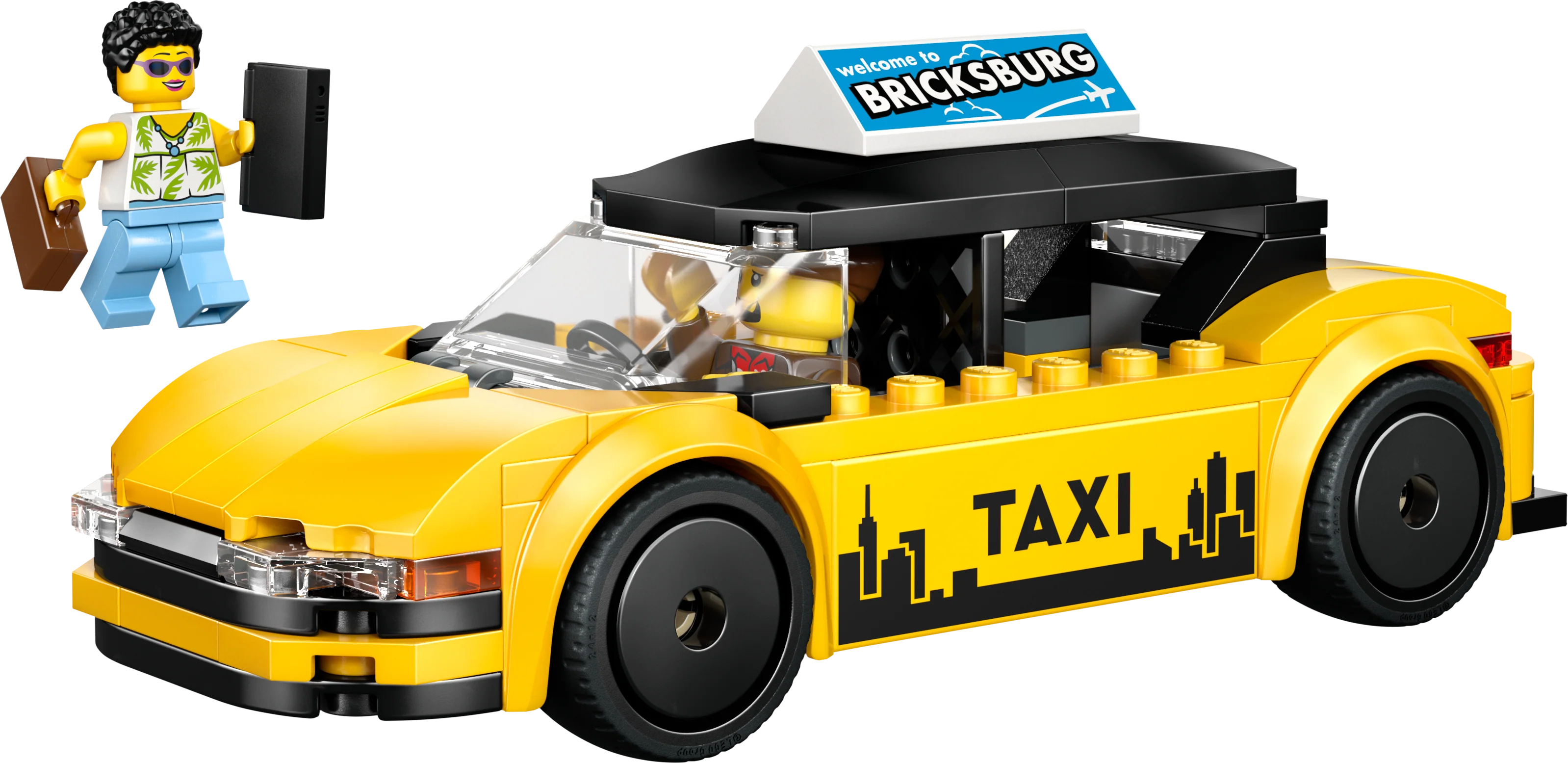 LEGO 60487 City Yellow Taxi - Image 3