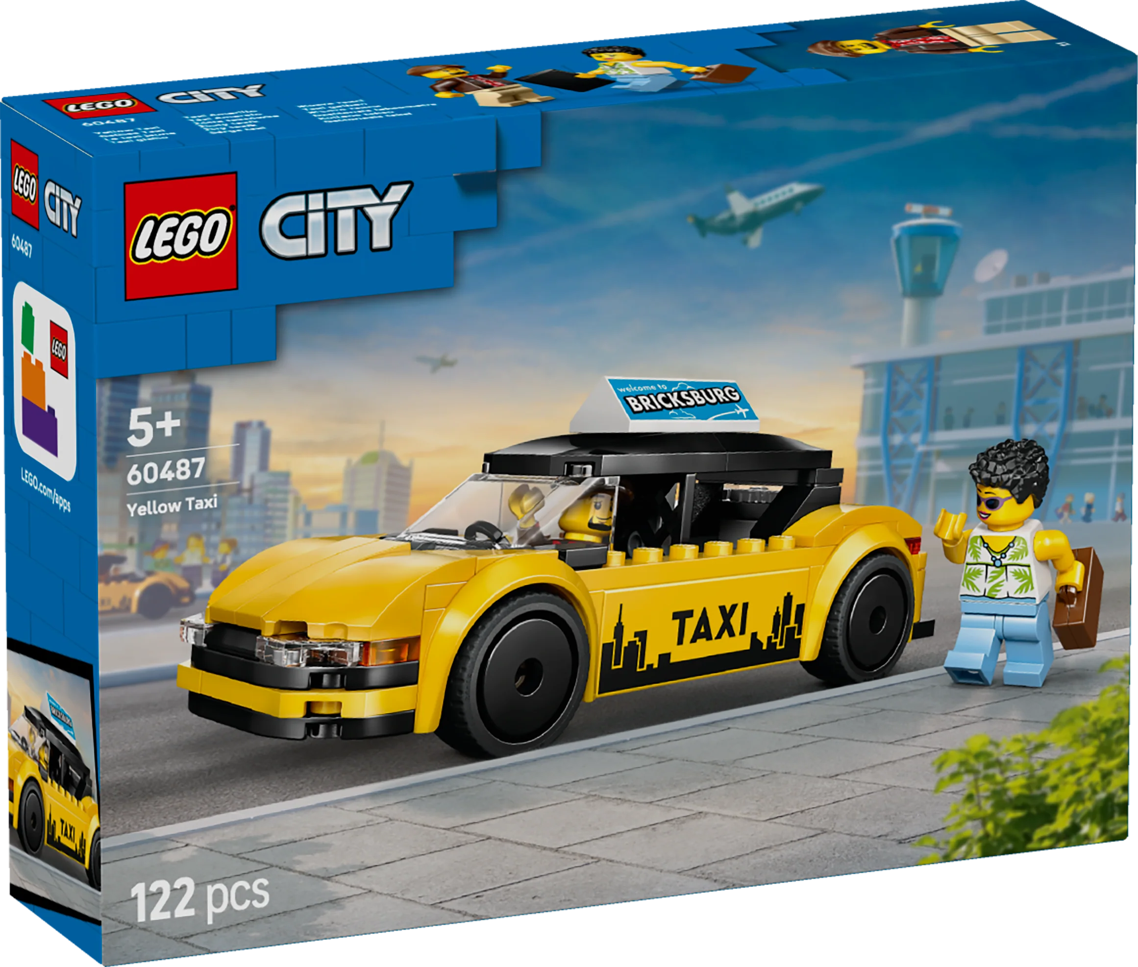 LEGO 60487 City Yellow Taxi - Image 4