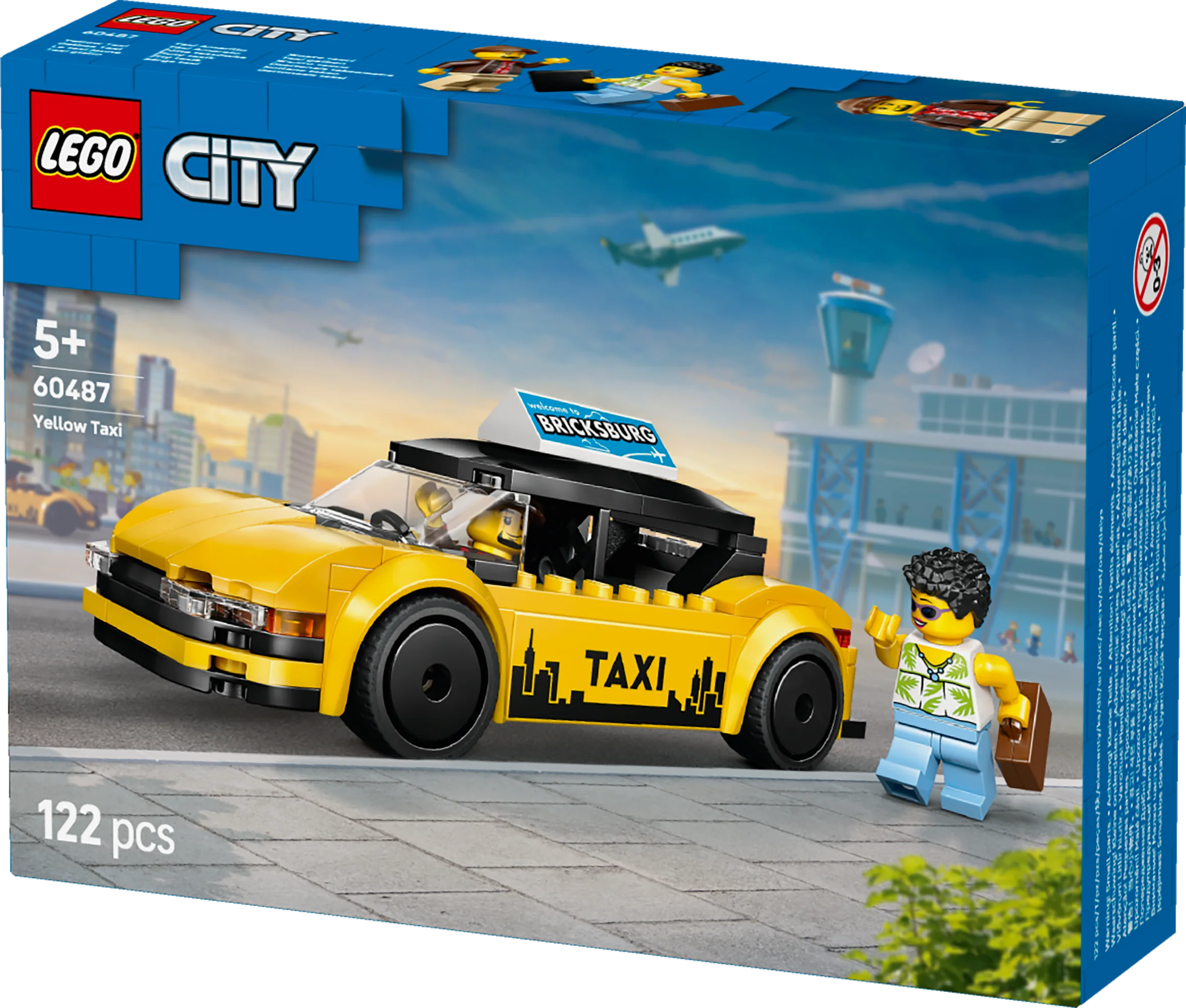 LEGO 60487 City Yellow Taxi - Image 5