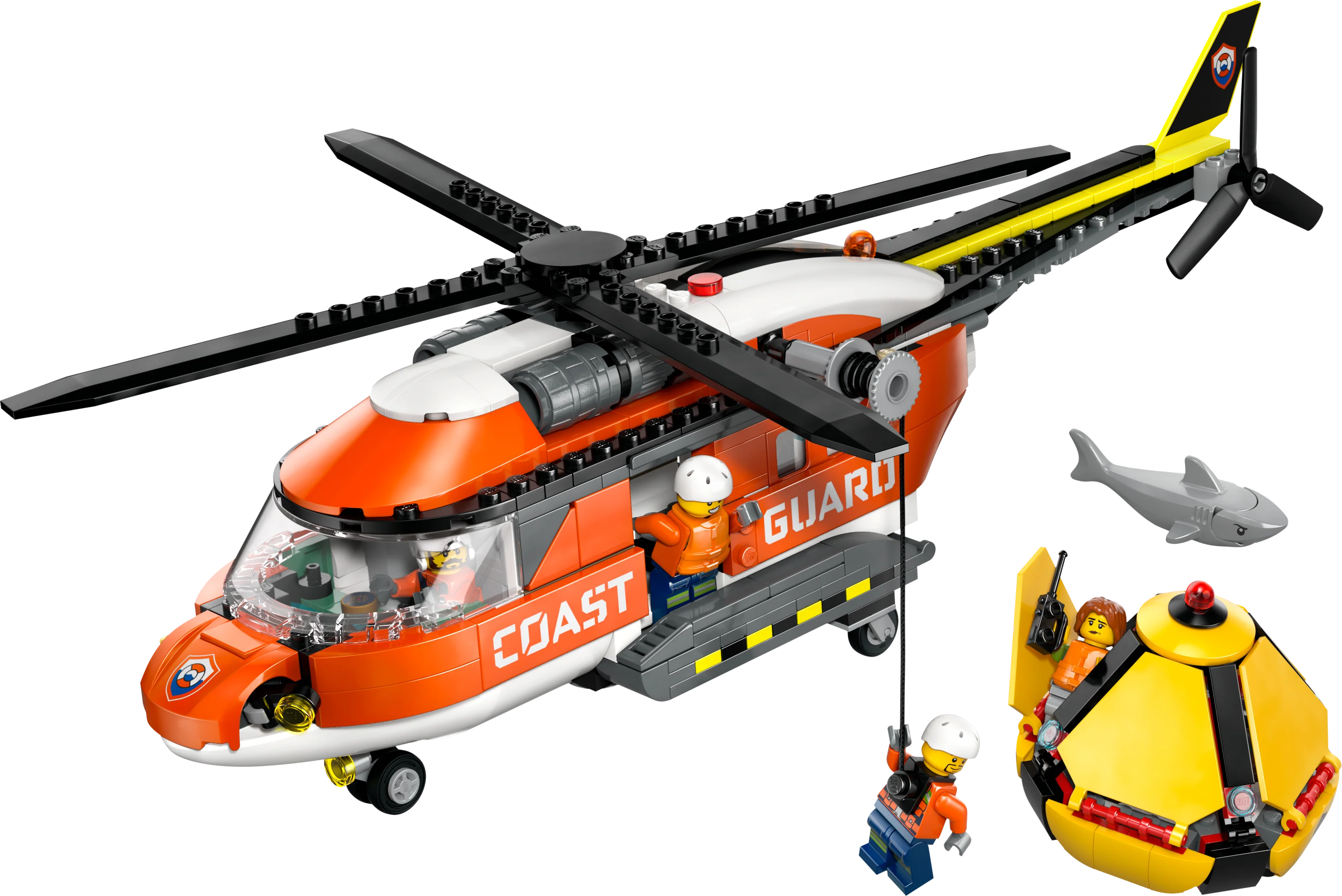LEGO 60503 City Coast Guard Helicopter - Image 3