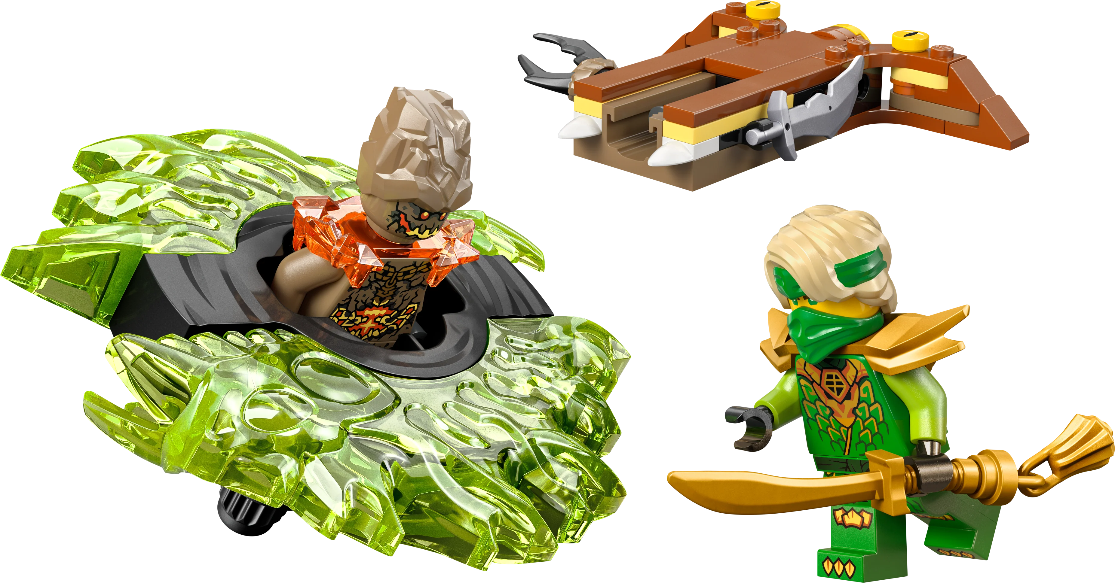 LEGO 71850 Ninjago Lloyd vs. Earth Monster Spinner - Image 3