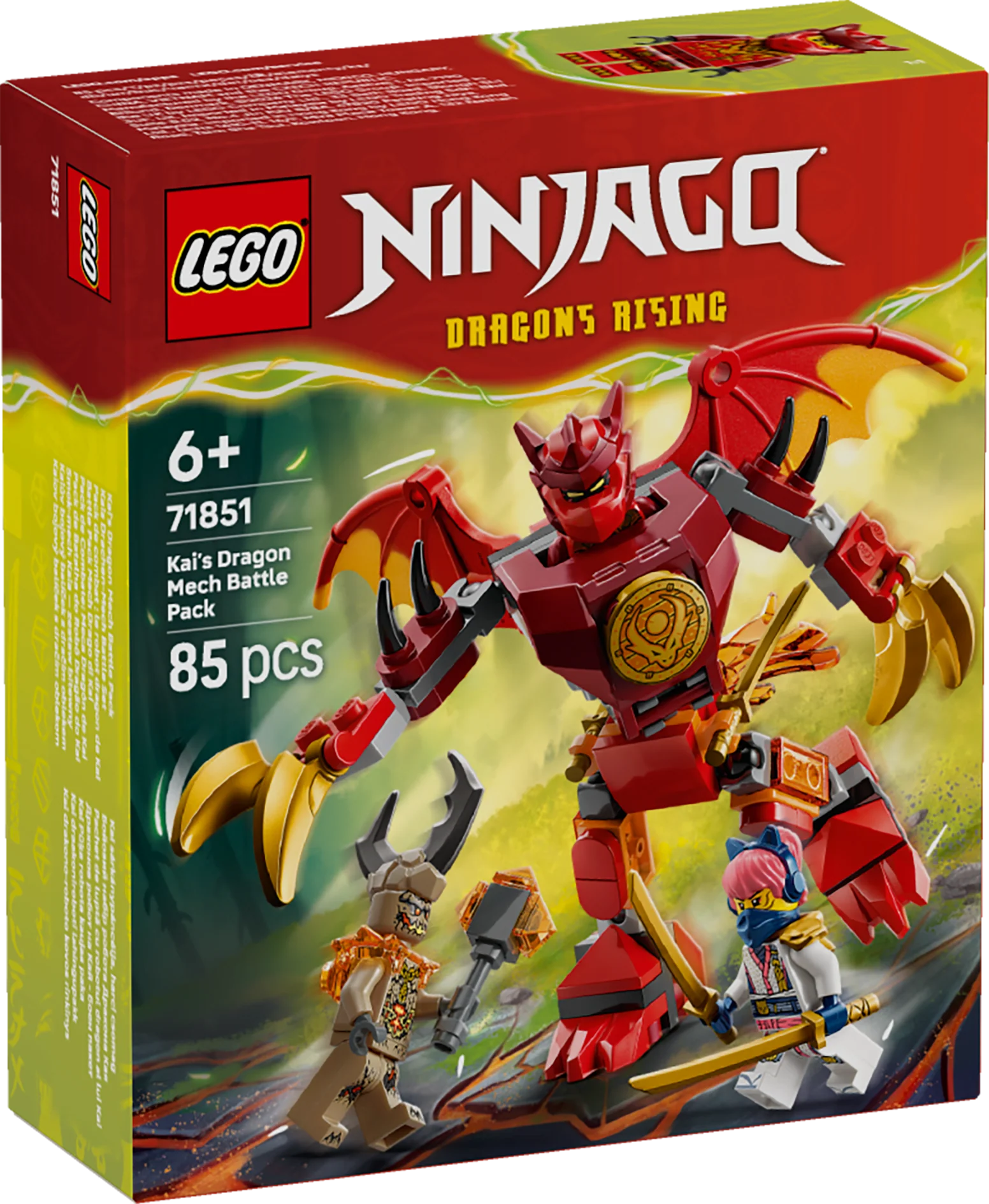 LEGO 71851 Ninjago Kai's Dragon Mech Battle Pack - Image 3
