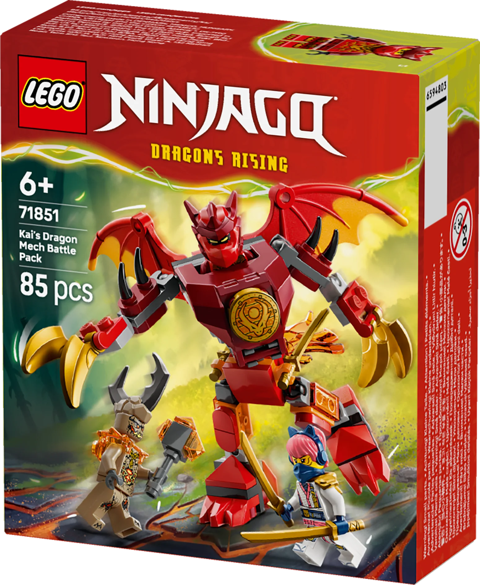 LEGO 71851 Ninjago Kai's Dragon Mech Battle Pack - Image 4