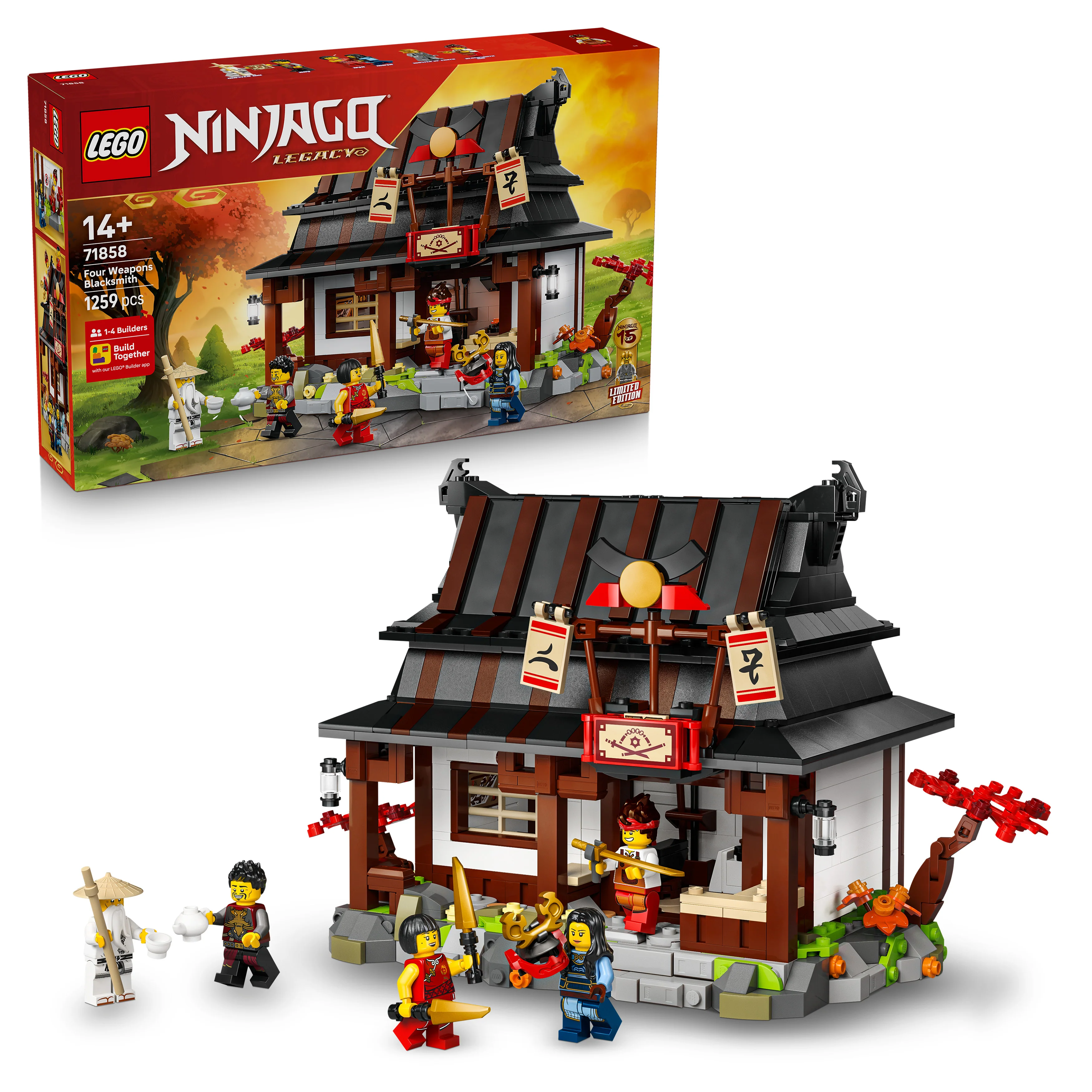LEGO 71858 Ninjago Four Weapons Blacksmith 15th Anniversary - Image 2