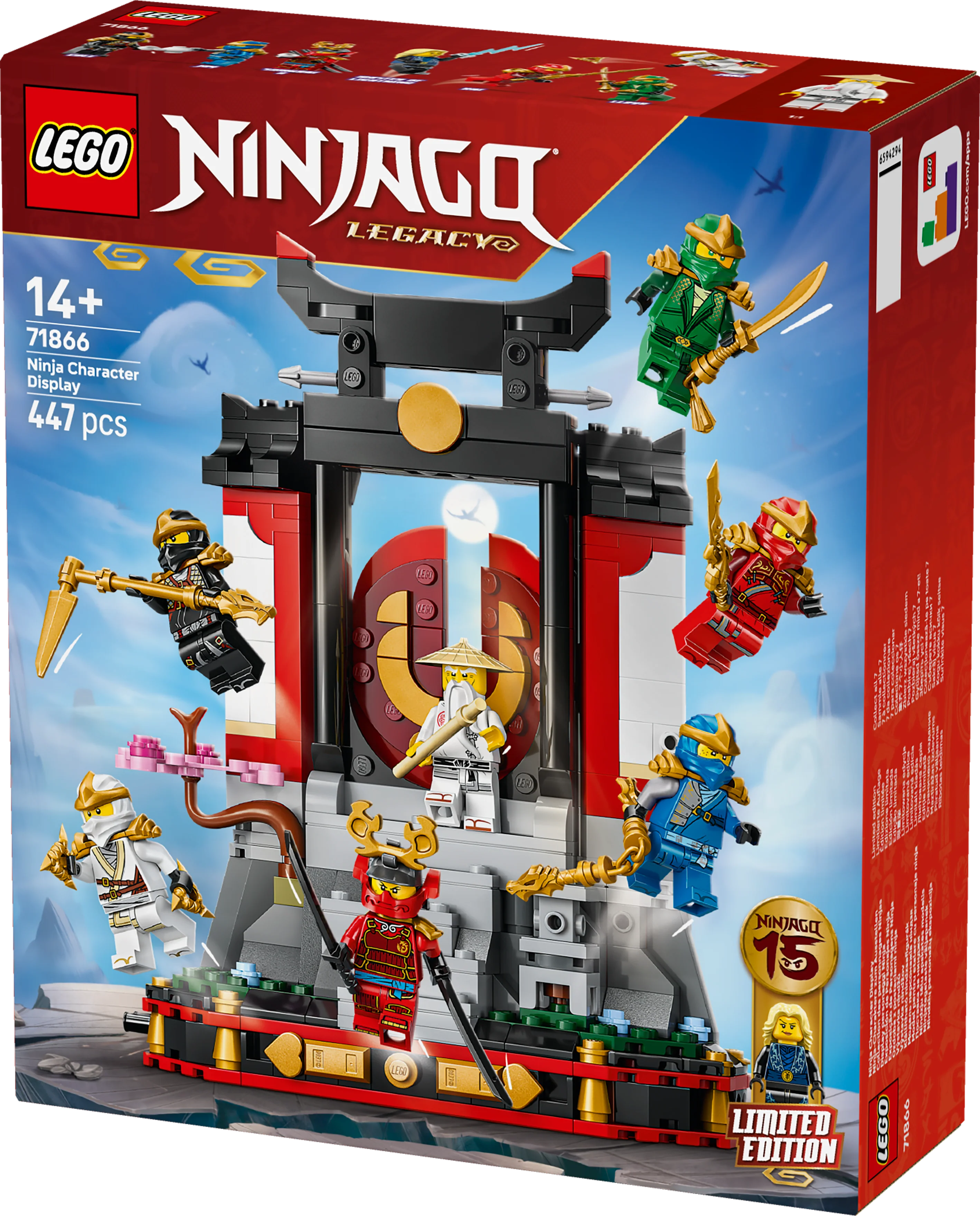 LEGO 71866 Ninjago Ninja Character Display 15th Anniversary - Image 3