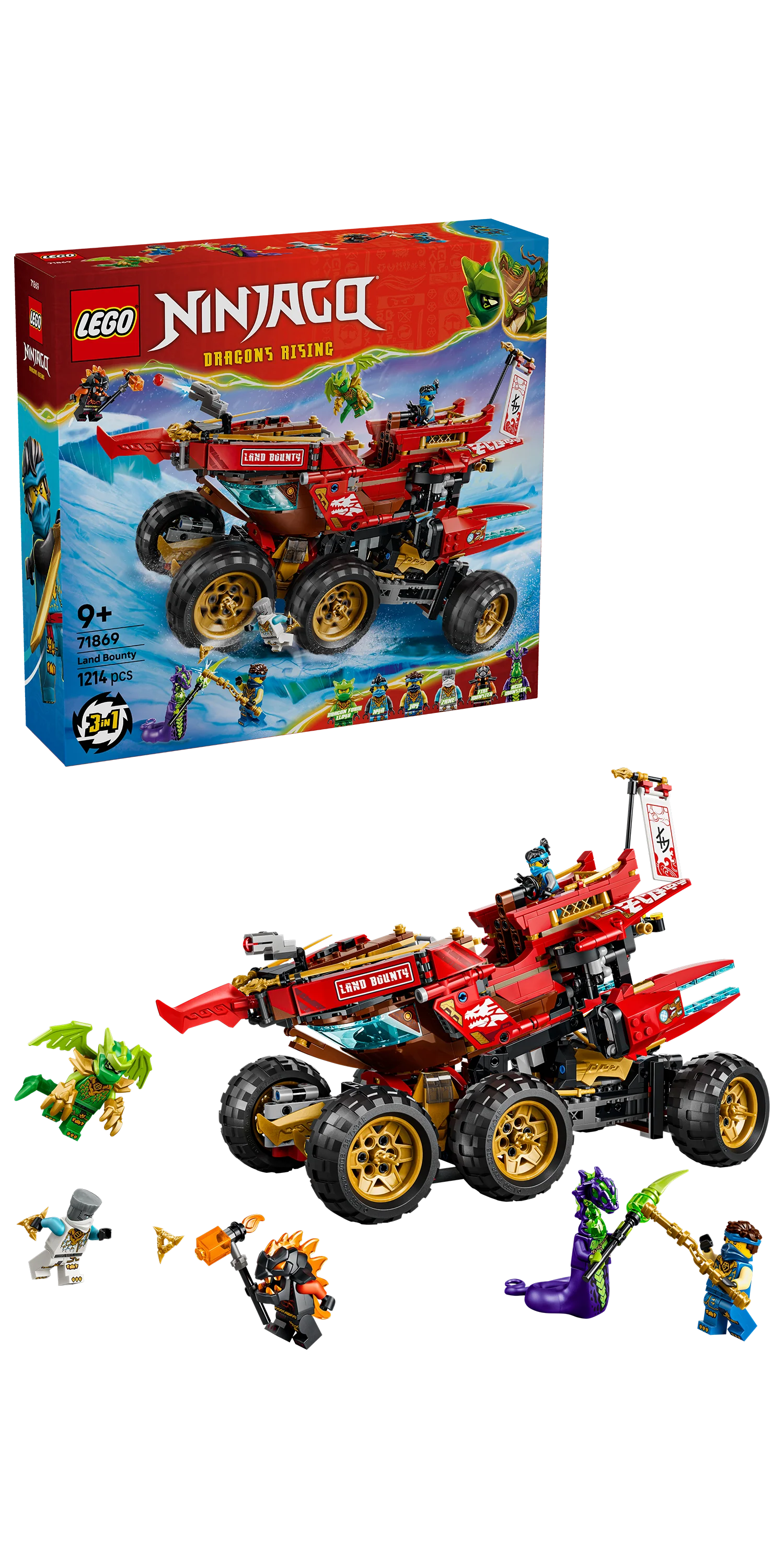 LEGO 71869 NINJAGO Land Bounty Toy Truck - Image 2