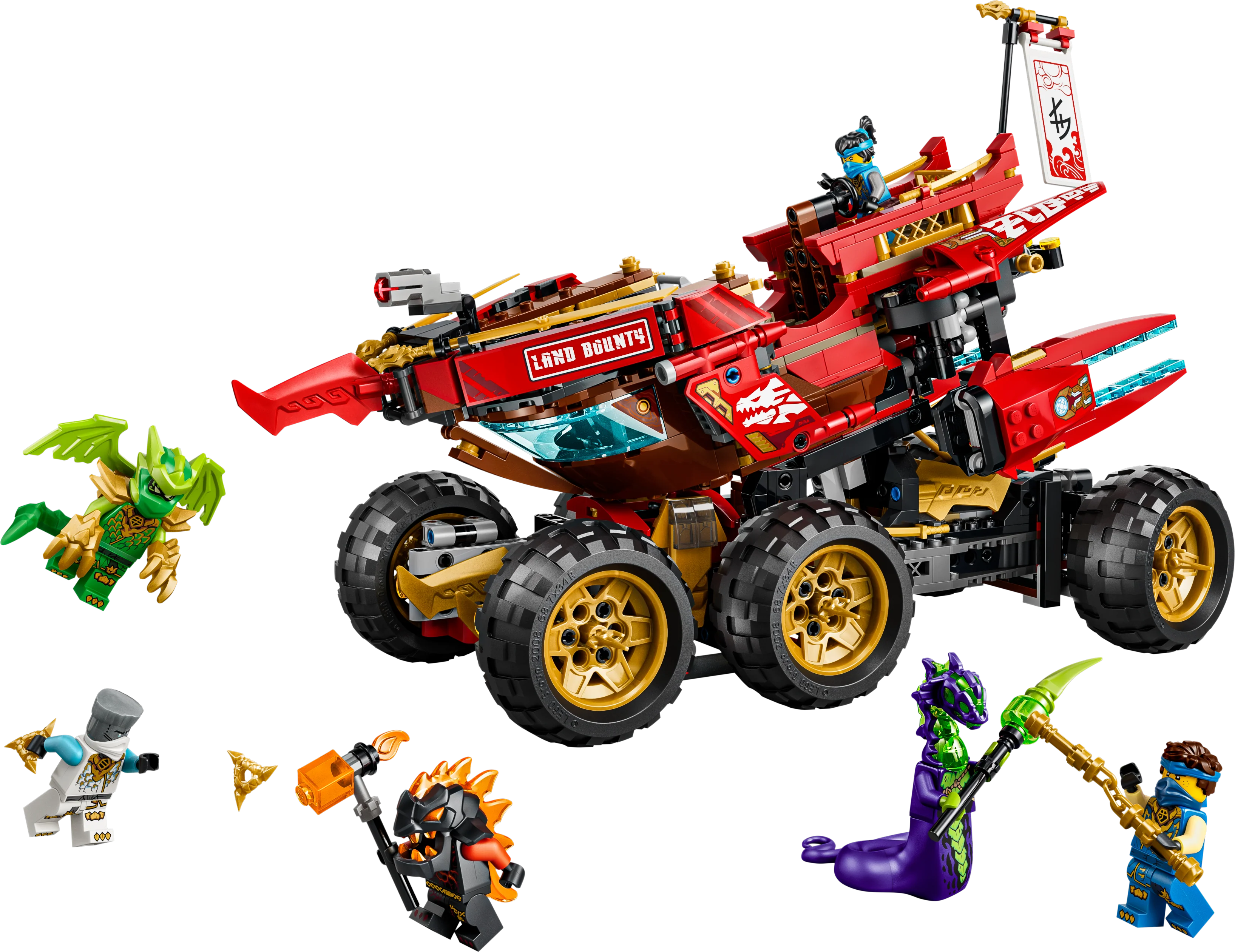 LEGO 71869 NINJAGO Land Bounty Toy Truck - Image 4