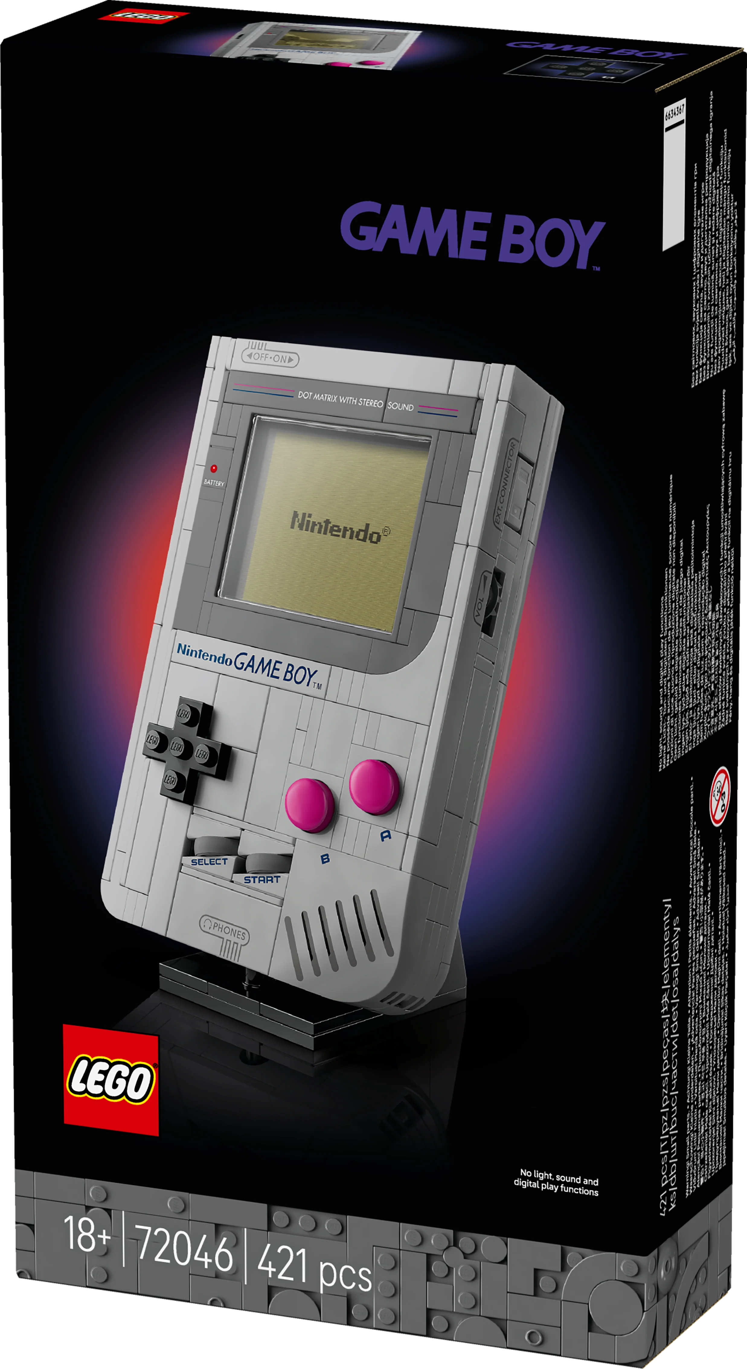 LEGO 72046 Game Boy Model Building Kit for Adults - Image 2
