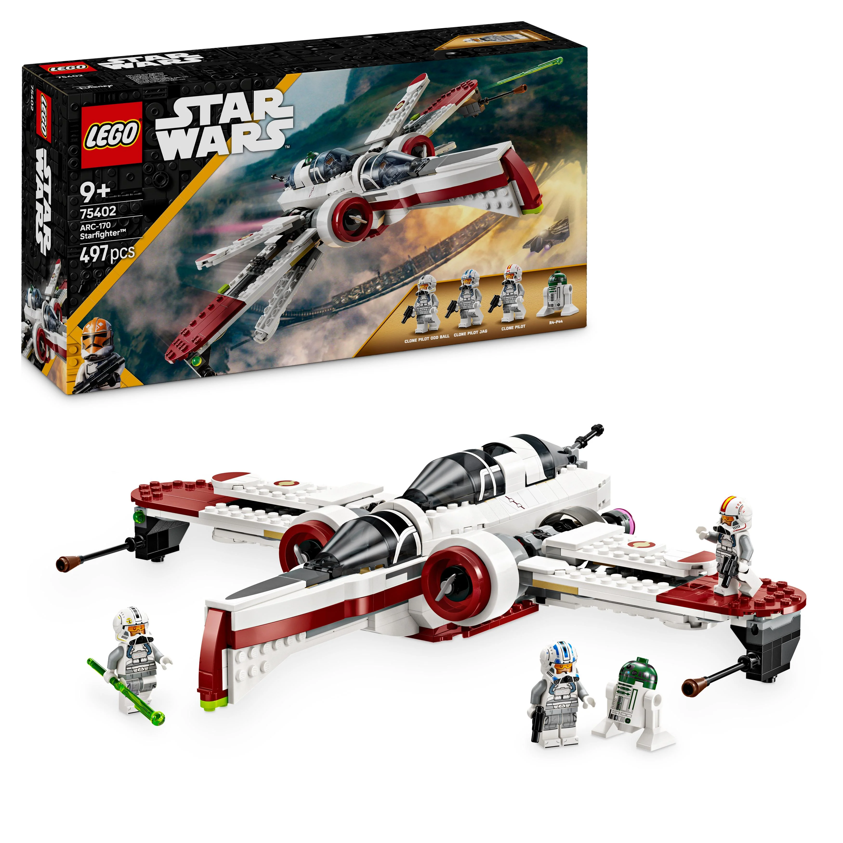 LEGO 75402 Star Wars ARC-170 Starfighter, Revenge of the Sith Set - Image 6