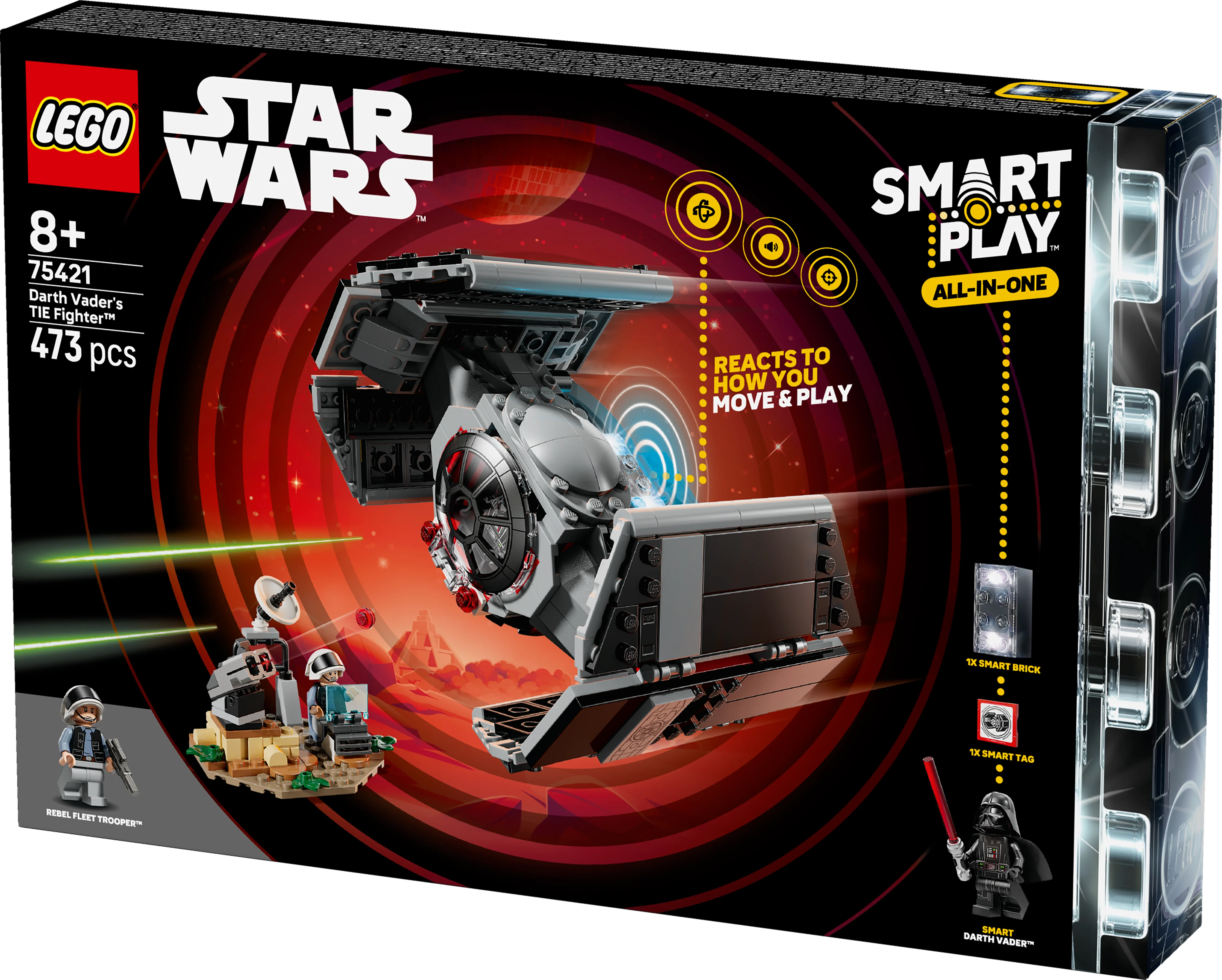 LEGO 75421 SMART Play Darth Vader's TIE Fighter - Image 5