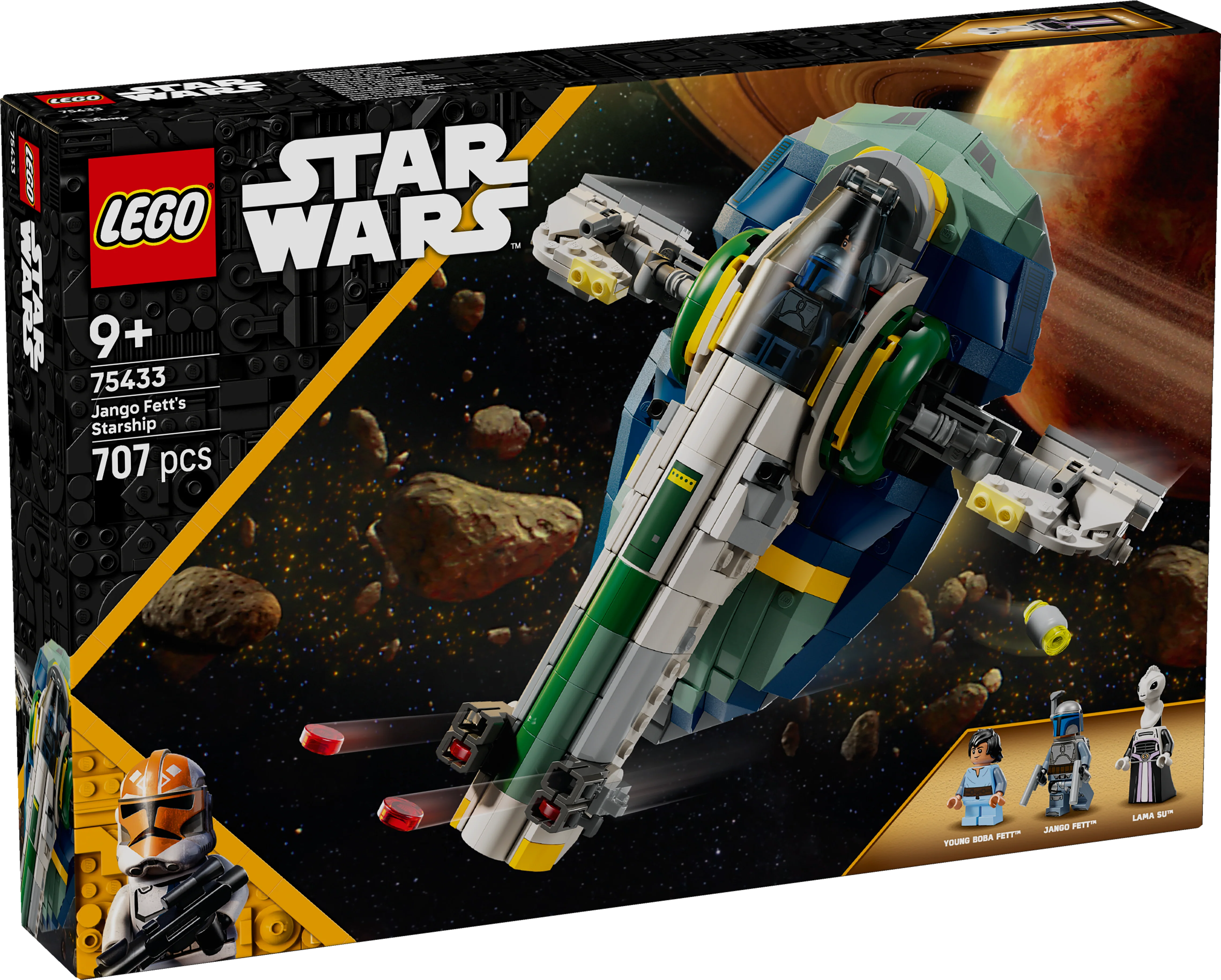 LEGO 75433 Star Wars: Attack of the Clones Jango Fett’s Starship Set
