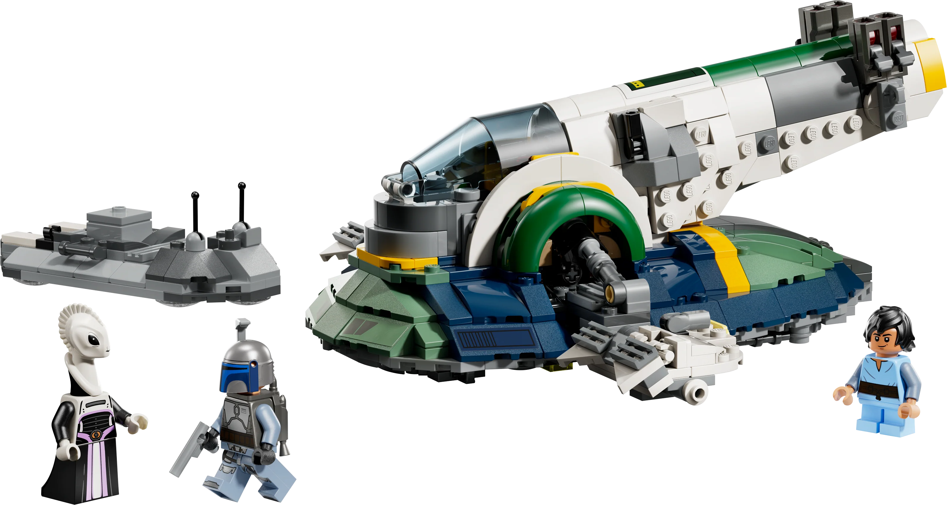 LEGO 75433 Star Wars: Attack of the Clones Jango Fett’s Starship Set - Image 5