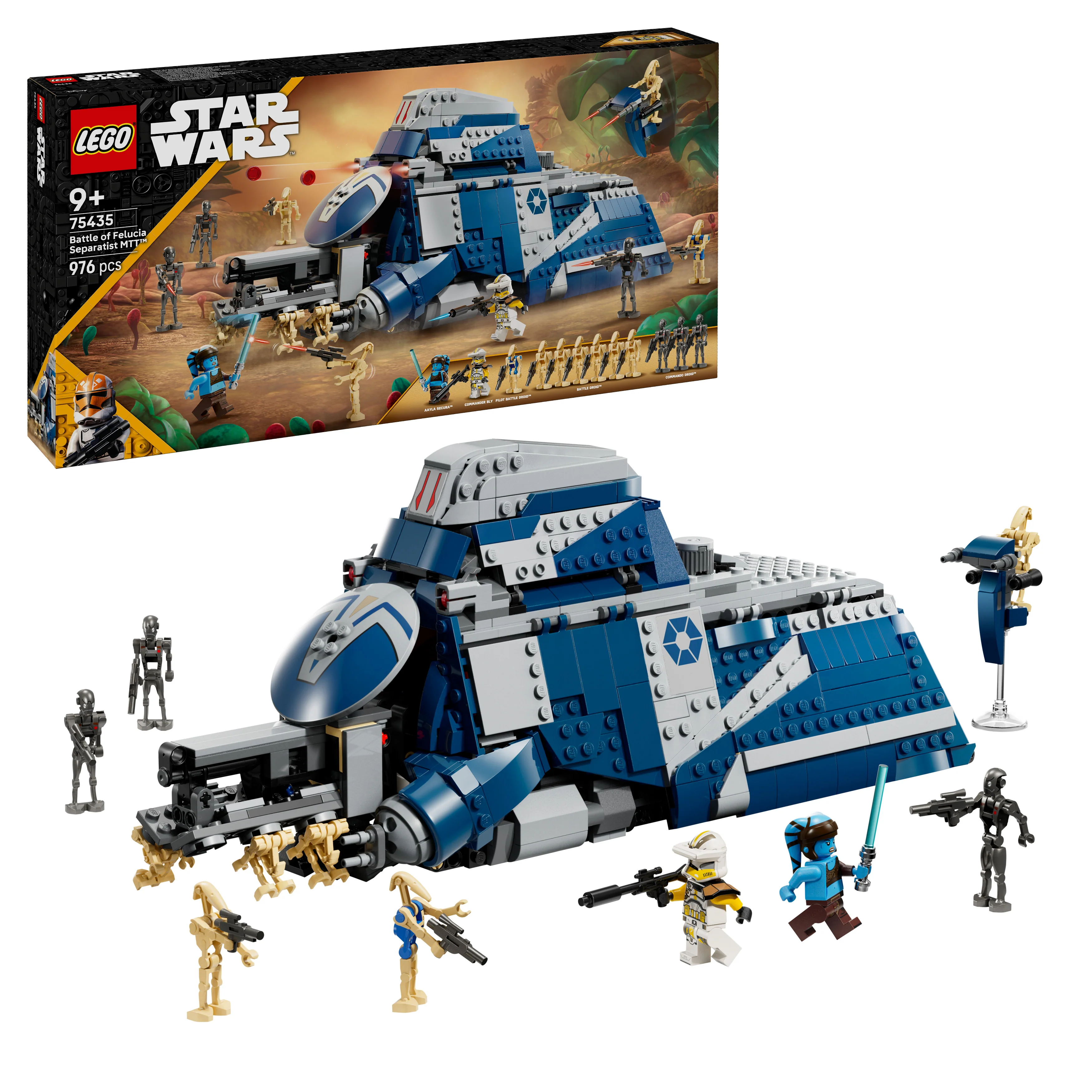LEGO 75435 Star Wars: The Clone Wars Battle of Felucia Separatist MTT Set - Image 2