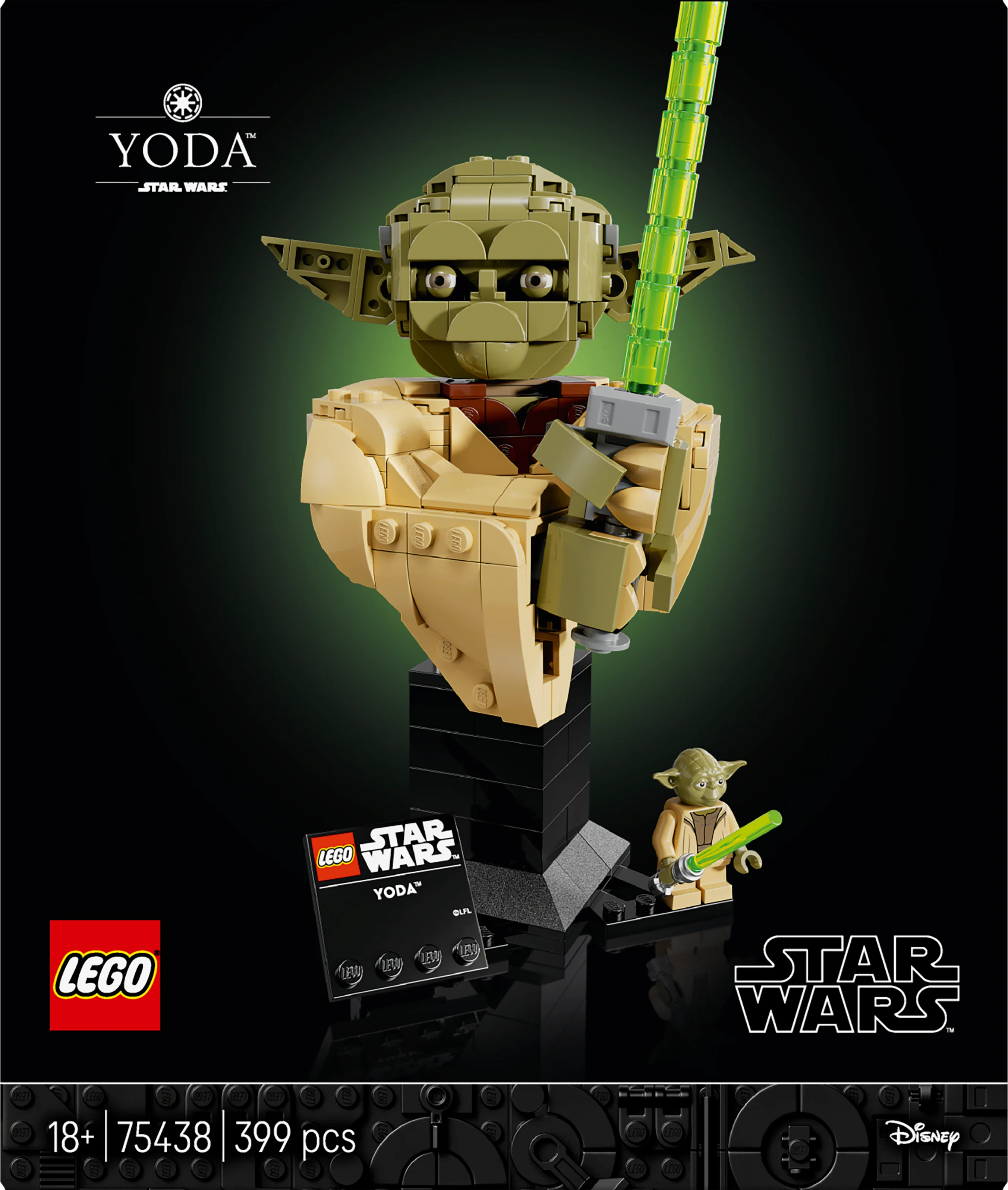 LEGO 75438 Star Wars TM Yoda Bust - Image 3
