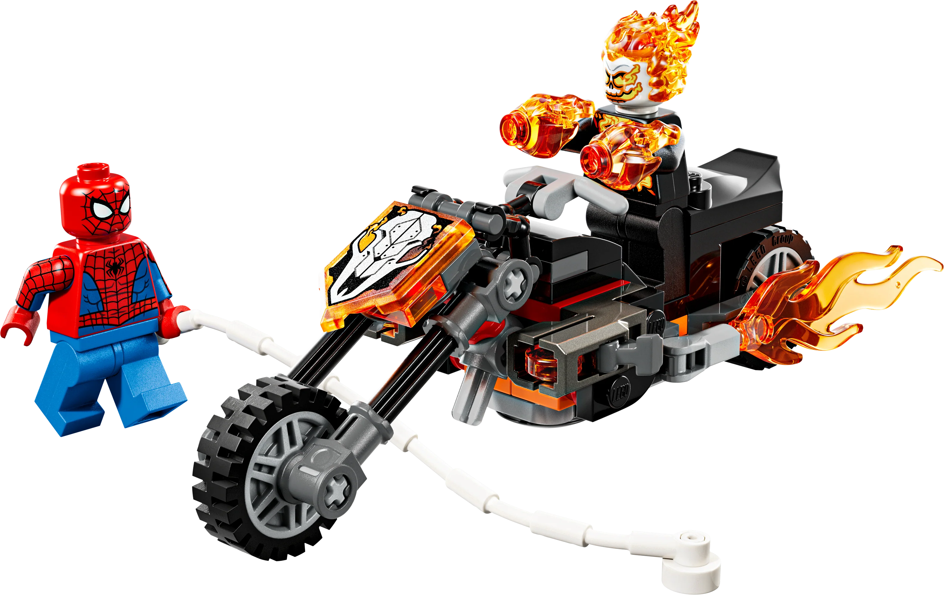 LEGO 76335 Super Heroes SpiderMan vs. Ghost Rider Motorcycle - Image 5