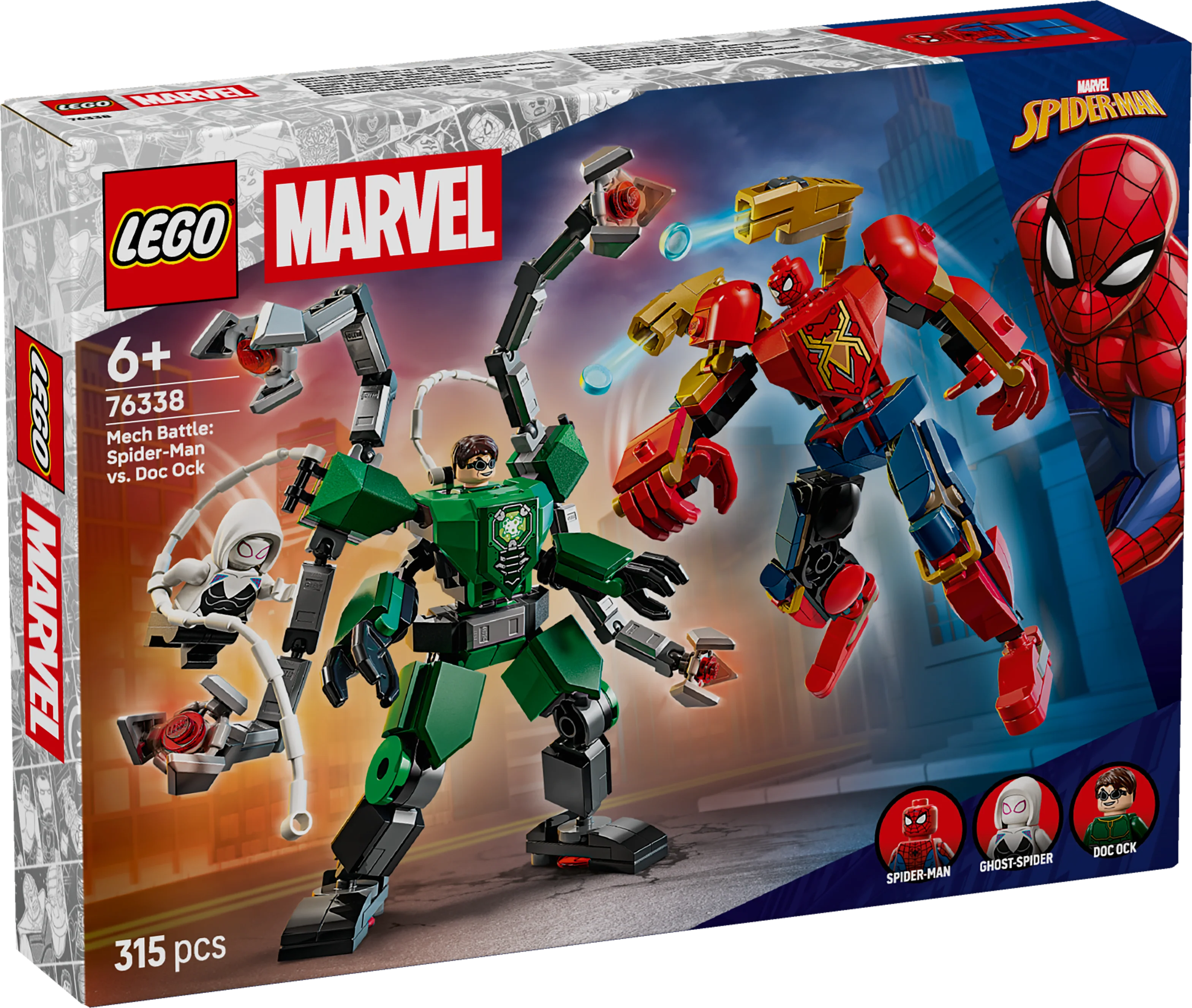LEGO 76338 Super Heroes Mech Battle SpiderMan vs. Doc Ock - Image 2