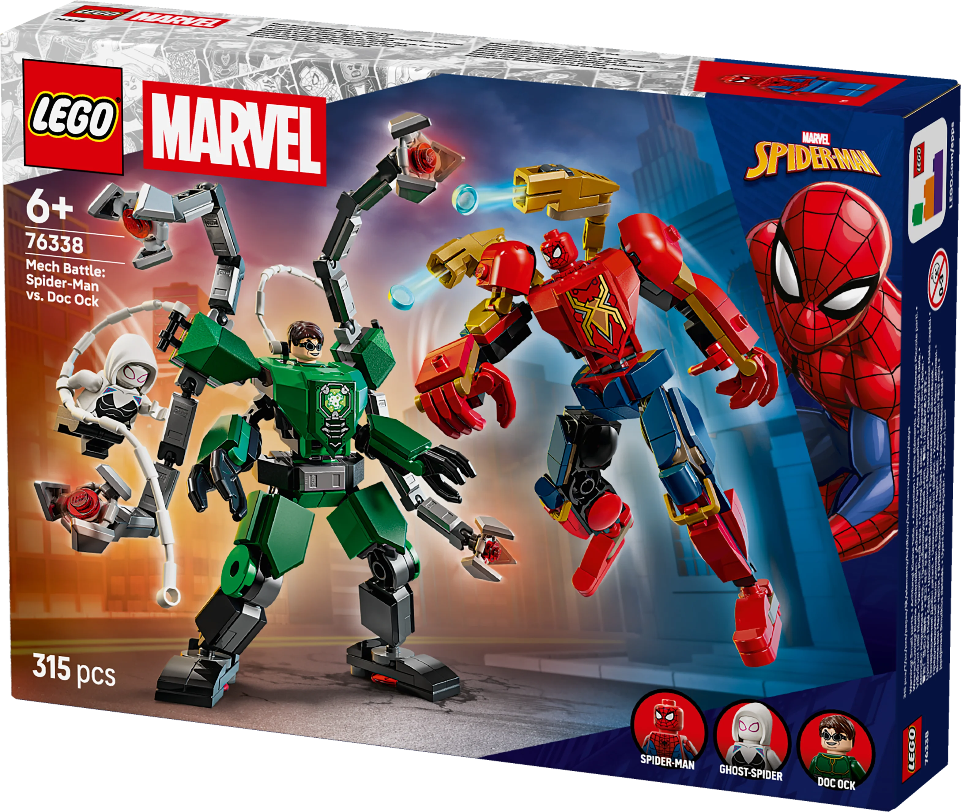 LEGO 76338 Super Heroes Mech Battle SpiderMan vs. Doc Ock - Image 3