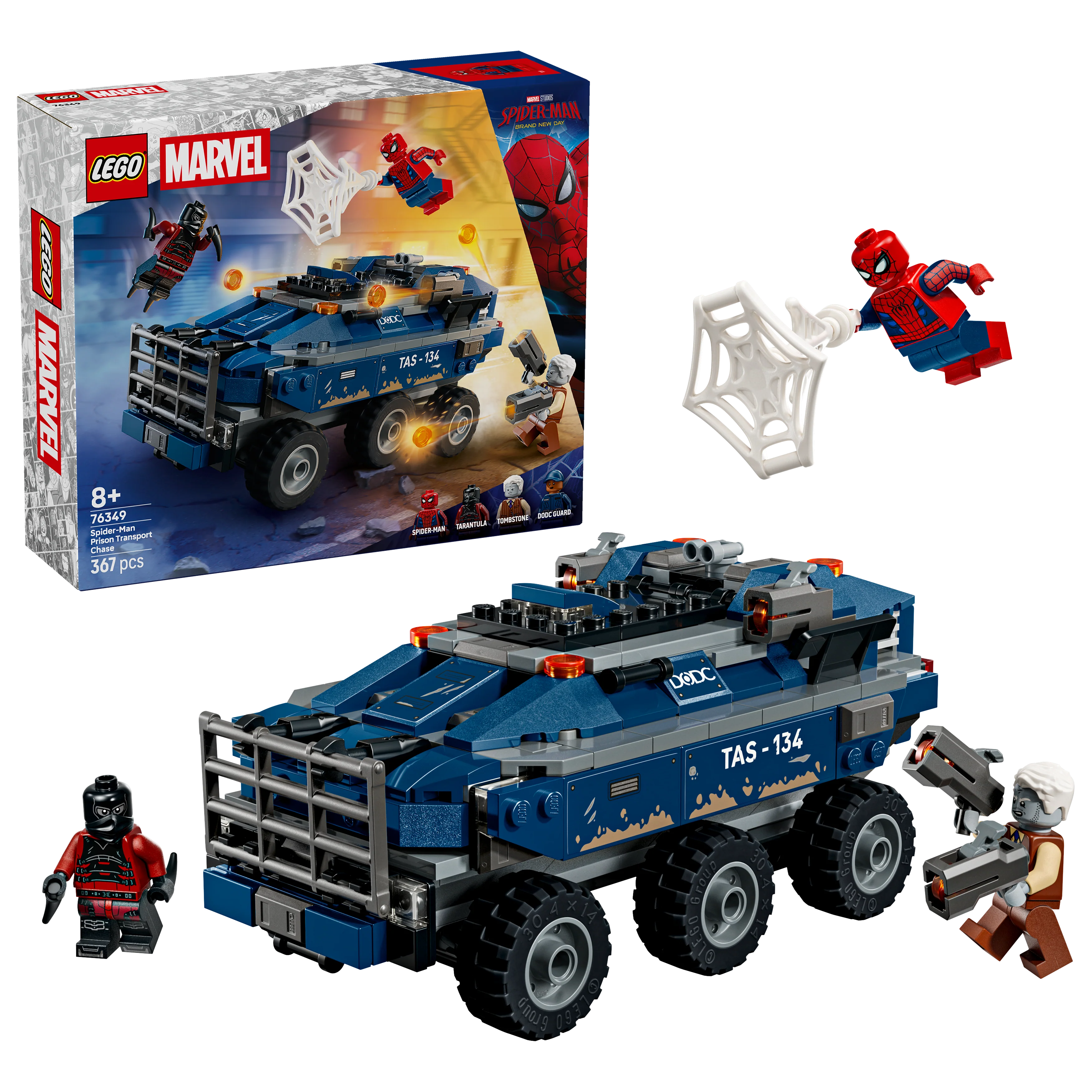 LEGO 76349 Marvel Spider-Man Prison Transport Chase - Image 2