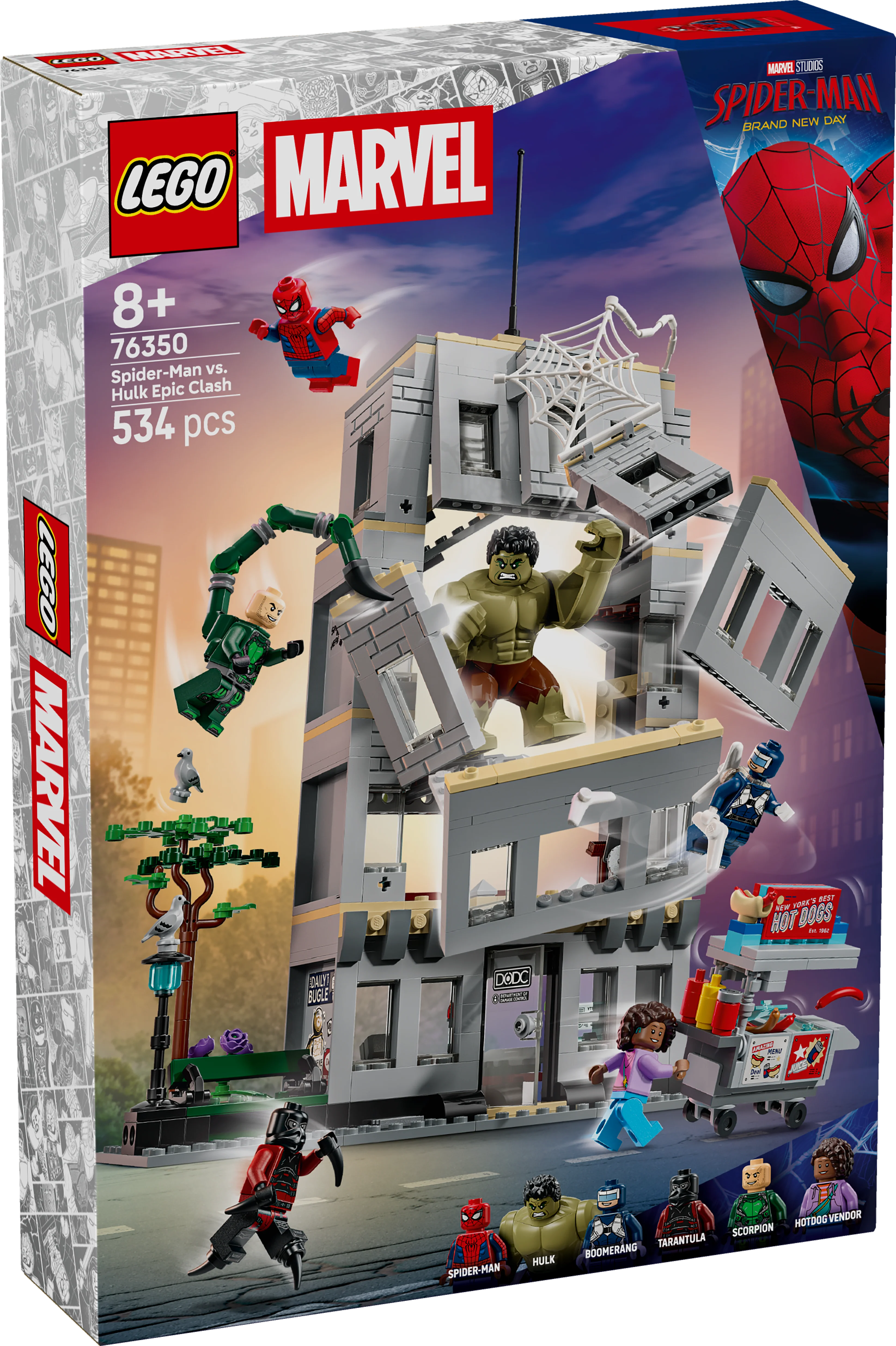 LEGO 76350 Marvel Spider-Man vs. Hulk Epic Clash